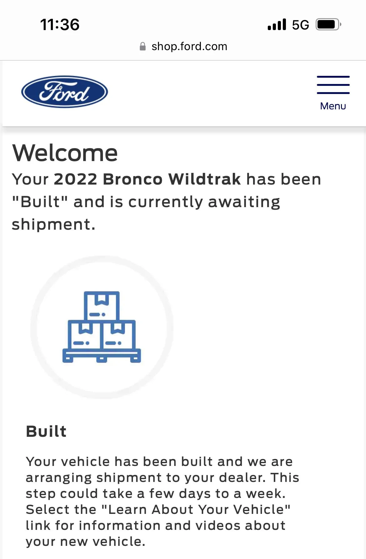 Ford Bronco 9/19/22 Build Week 44B65E84-ECAA-43EC-952F-F9FC1A017B37