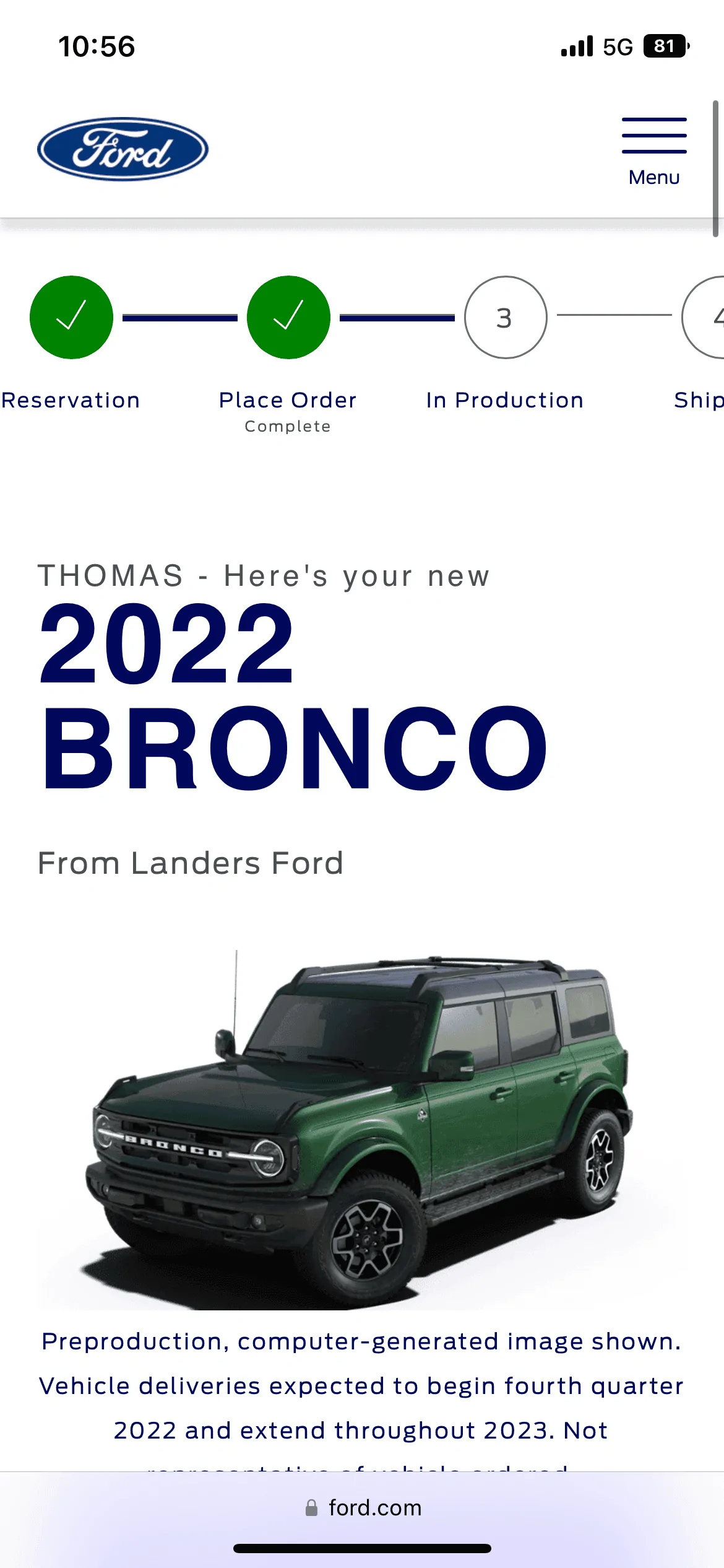 Ford Bronco Need direct intervention help from Ford D2339E82-17D6-4484-B8B2-5C97C875AE75