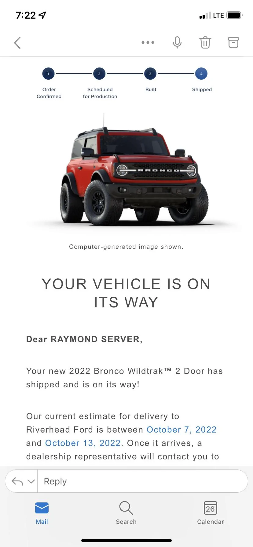 Ford Bronco 9/12/22 Build Week Group  **Now has Google Spreadsheet** shipped