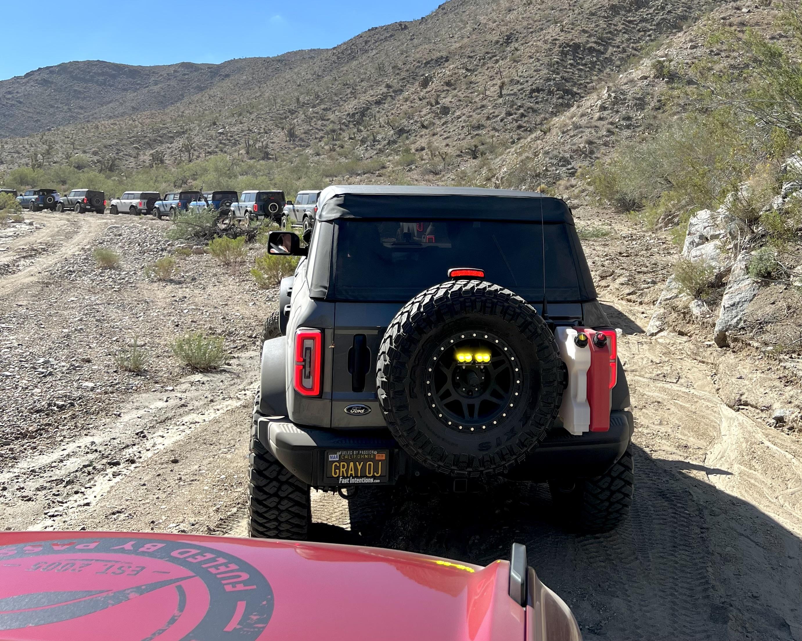 Ford Bronco 50+ Broncos offroad through Rattlesnake Canyon (Apple Valley) to Pioneer Town (Yucca Valley) Photo Sep 24 2022, 10 23 04 AM