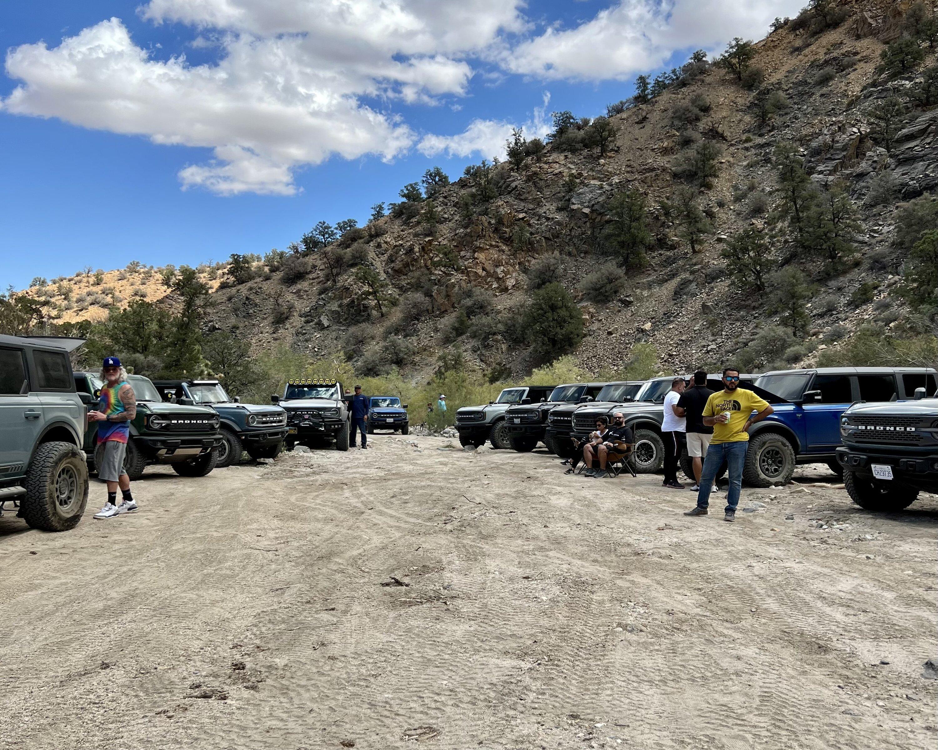 Ford Bronco 50+ Broncos offroad through Rattlesnake Canyon (Apple Valley) to Pioneer Town (Yucca Valley) Photo Sep 24 2022, 12 54 01 PM
