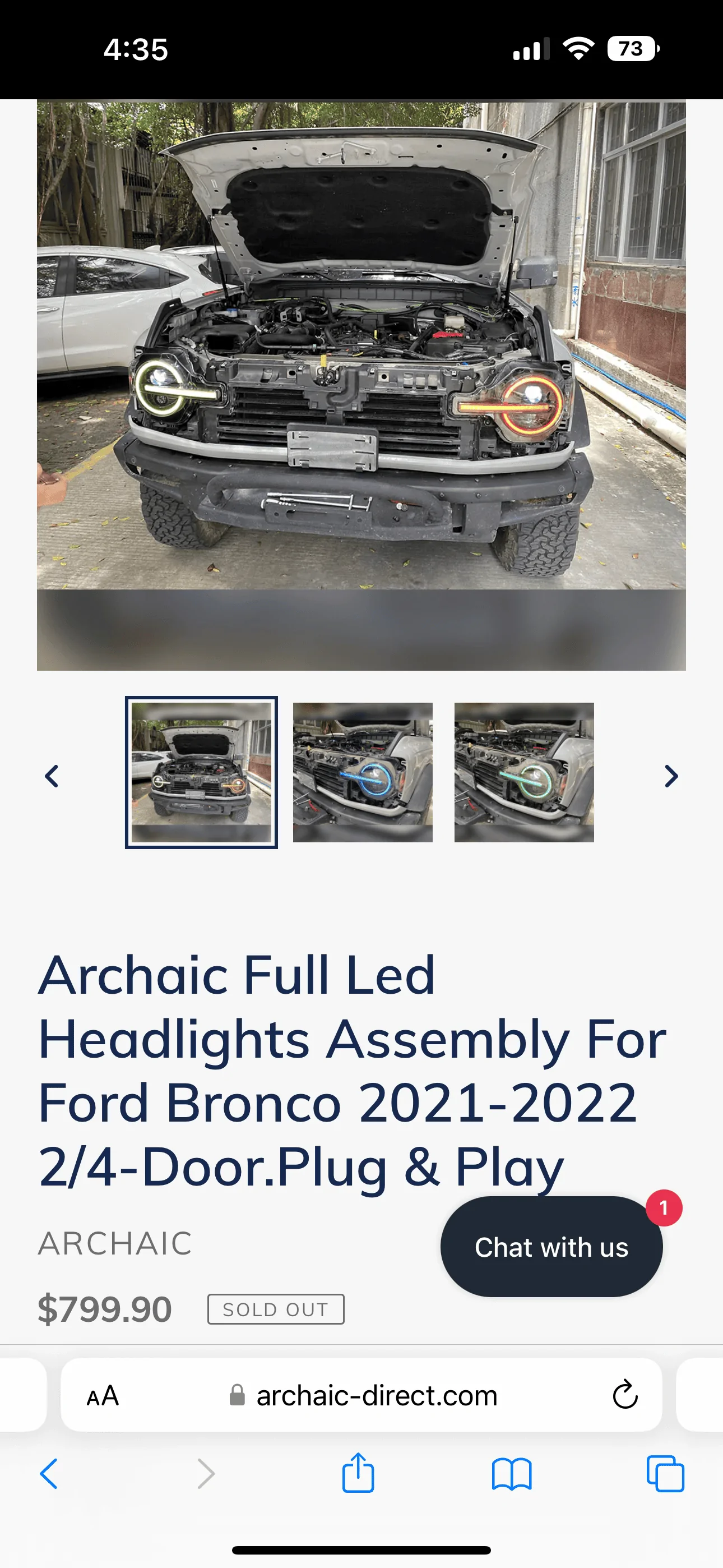 Ford Bronco Anyone install Archaic headlights? 70F17EDA-DAB1-479C-8078-609B28BB33C6