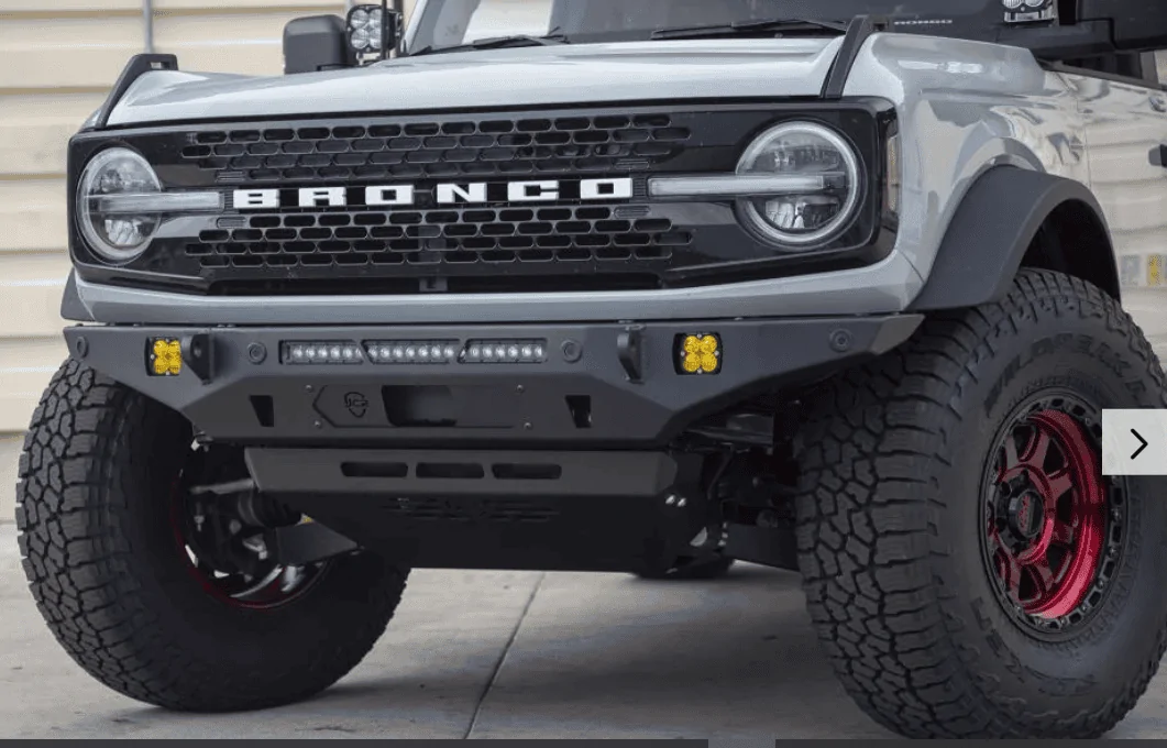 Ford Bronco JCR crusader front bumper installed 1664224880831