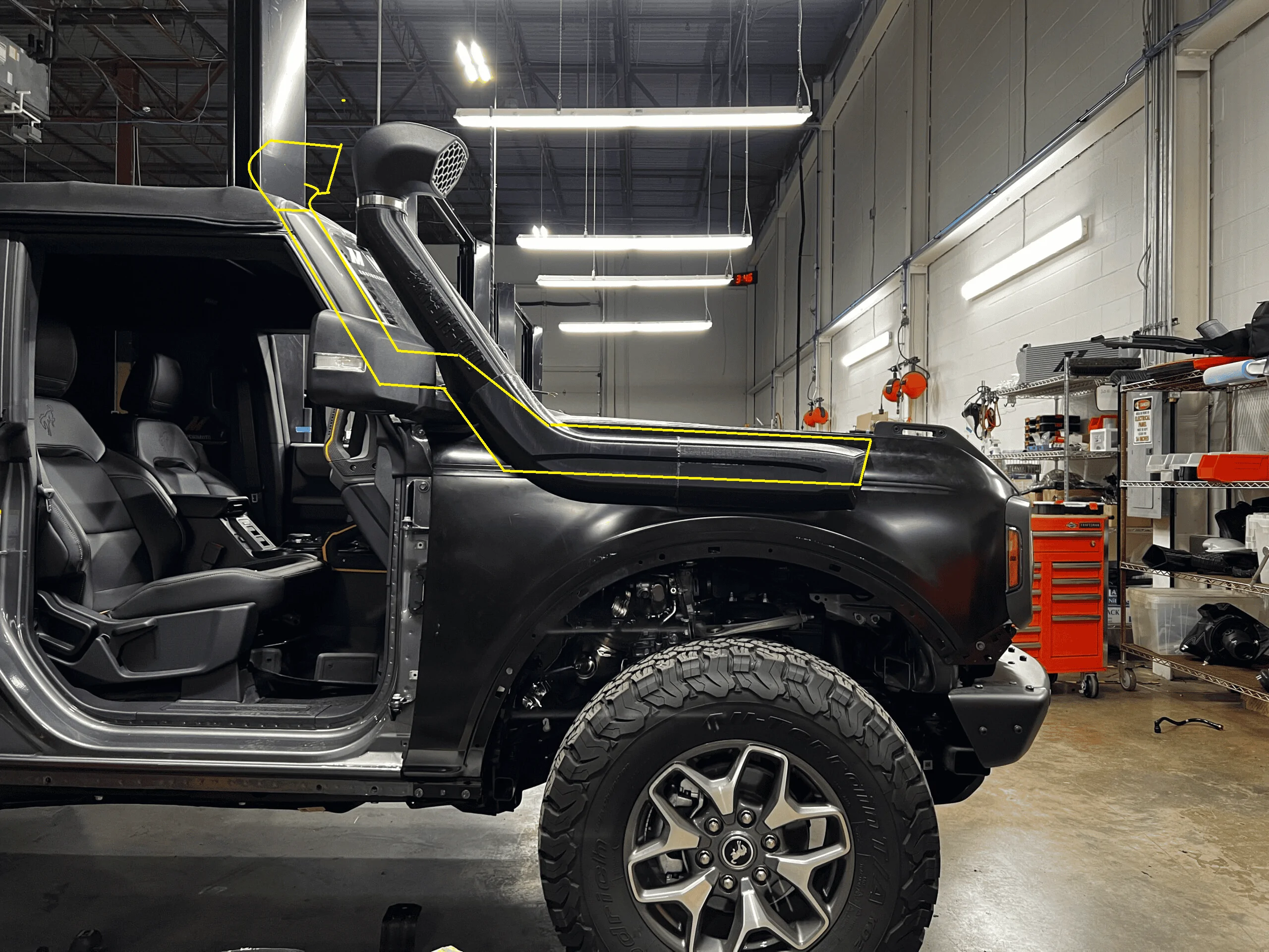 Ford Bronco Borne Off-Road Snorkel R&D IMG_6229-scaled