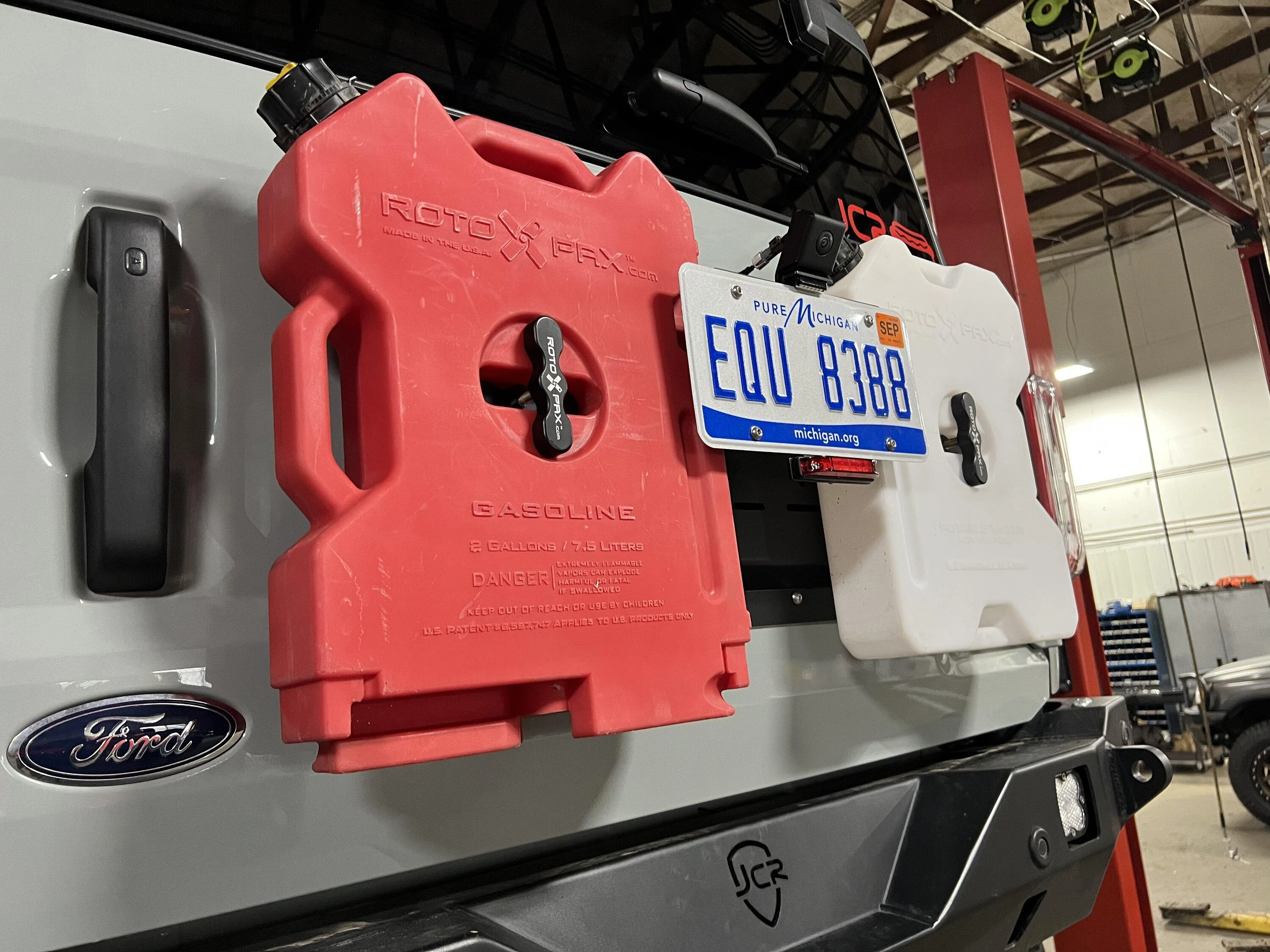 Ford Bronco JcrOffroad Trailgate plate prototype. 3AEEF3D4-19EF-4541-ACFA-3459A7CC5E38