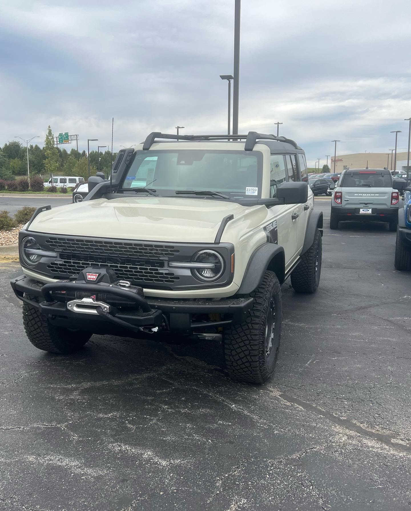 Ford Bronco Finally got her. Desert Tan Everglades Bronco A17C1ADE-B61C-42F0-863C-35E015D2E4CB