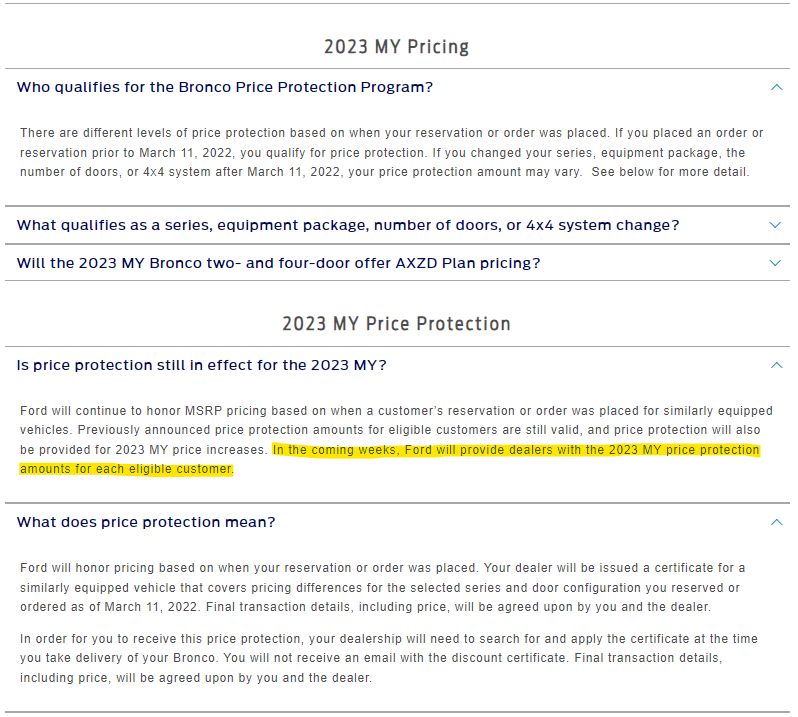 Ford Bronco 2023 Bronco Allocation is Based on These 2 Factors 1664305416164