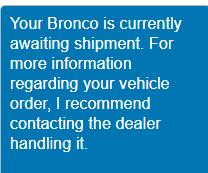 Ford Bronco 8/15/22 Build Week Group 1664306866043