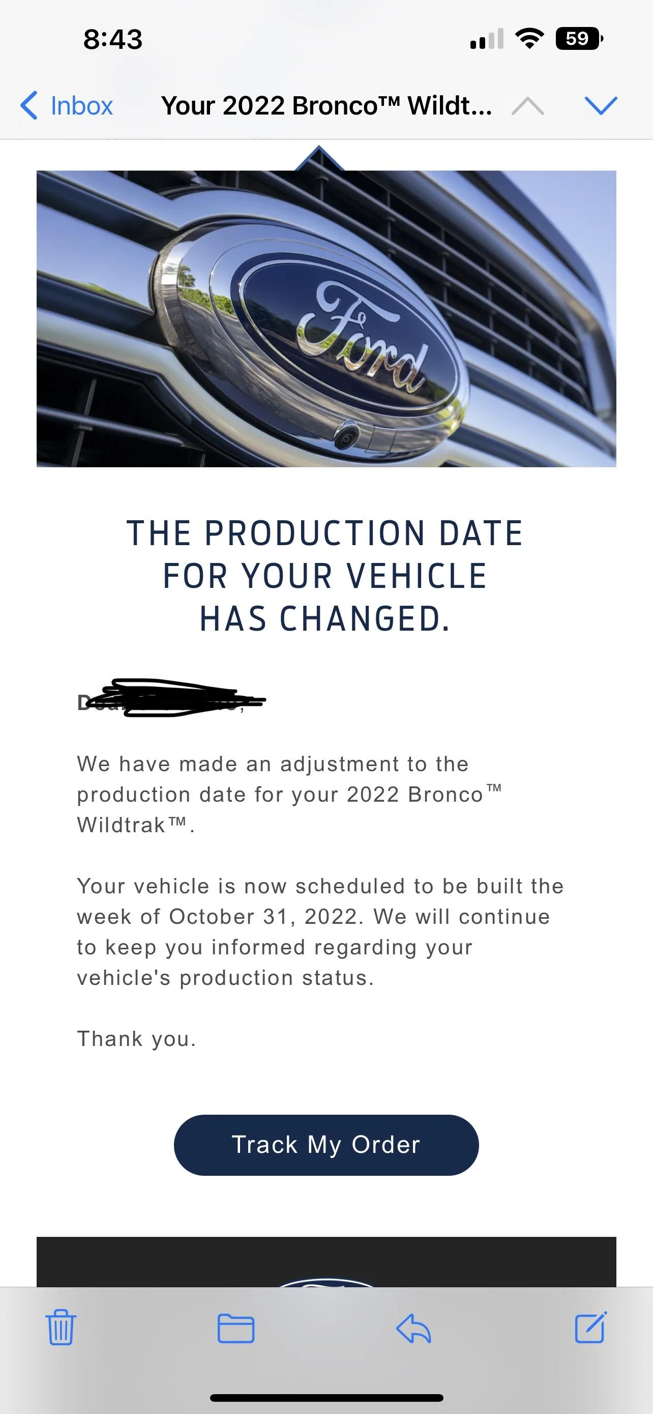 Ford Bronco build week 10/24 2514B9F8-98F3-4B7A-B70D-F6383C5D10A2