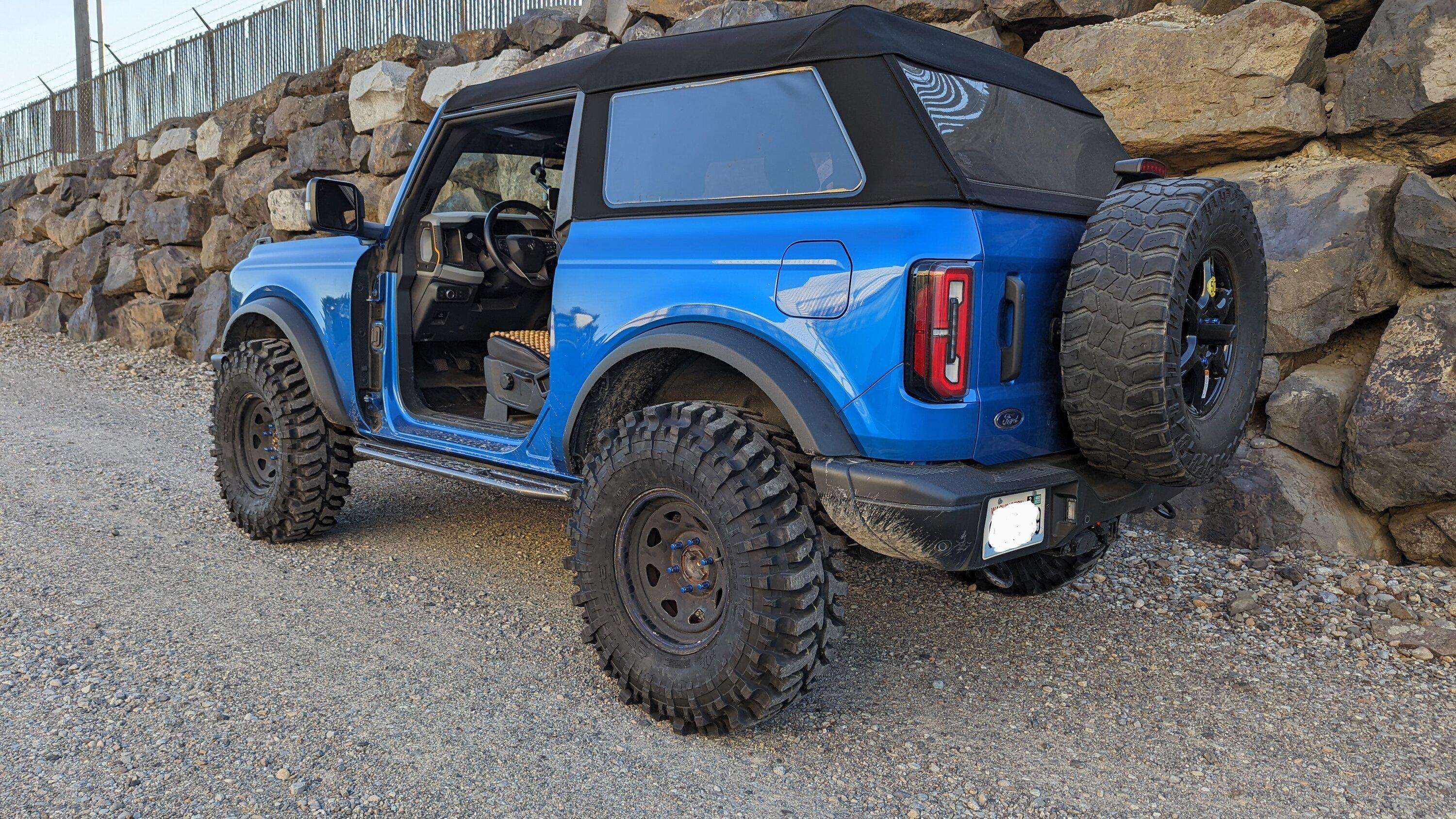 Ford Bronco I made a Badlands tractor w/ Accelera Badak X-Treme, tallest 35" tires made PXL_20220928_005032209~2