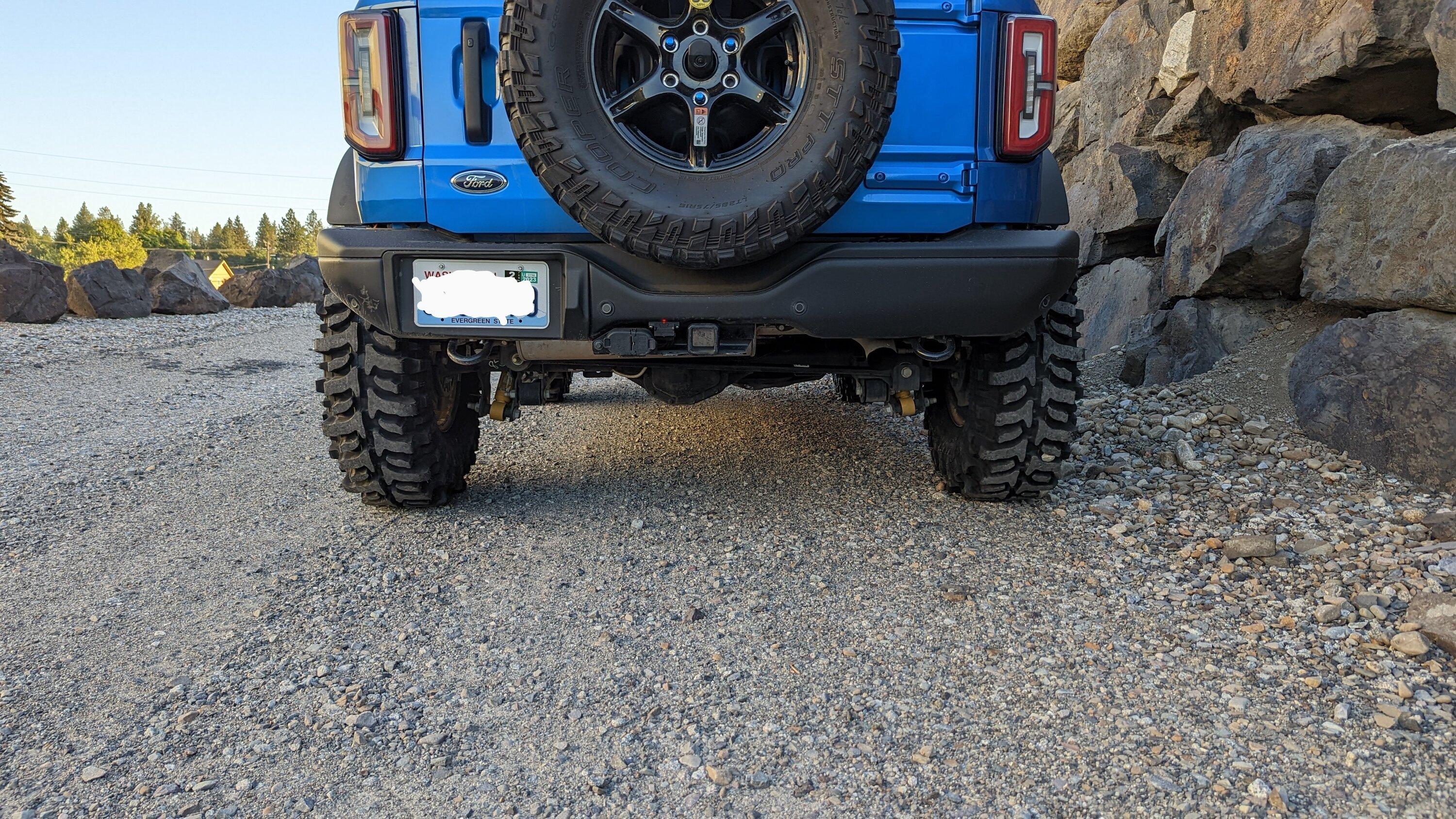 Ford Bronco I made a Badlands tractor w/ Accelera Badak X-Treme, tallest 35" tires made PXL_20220928_005025130~2