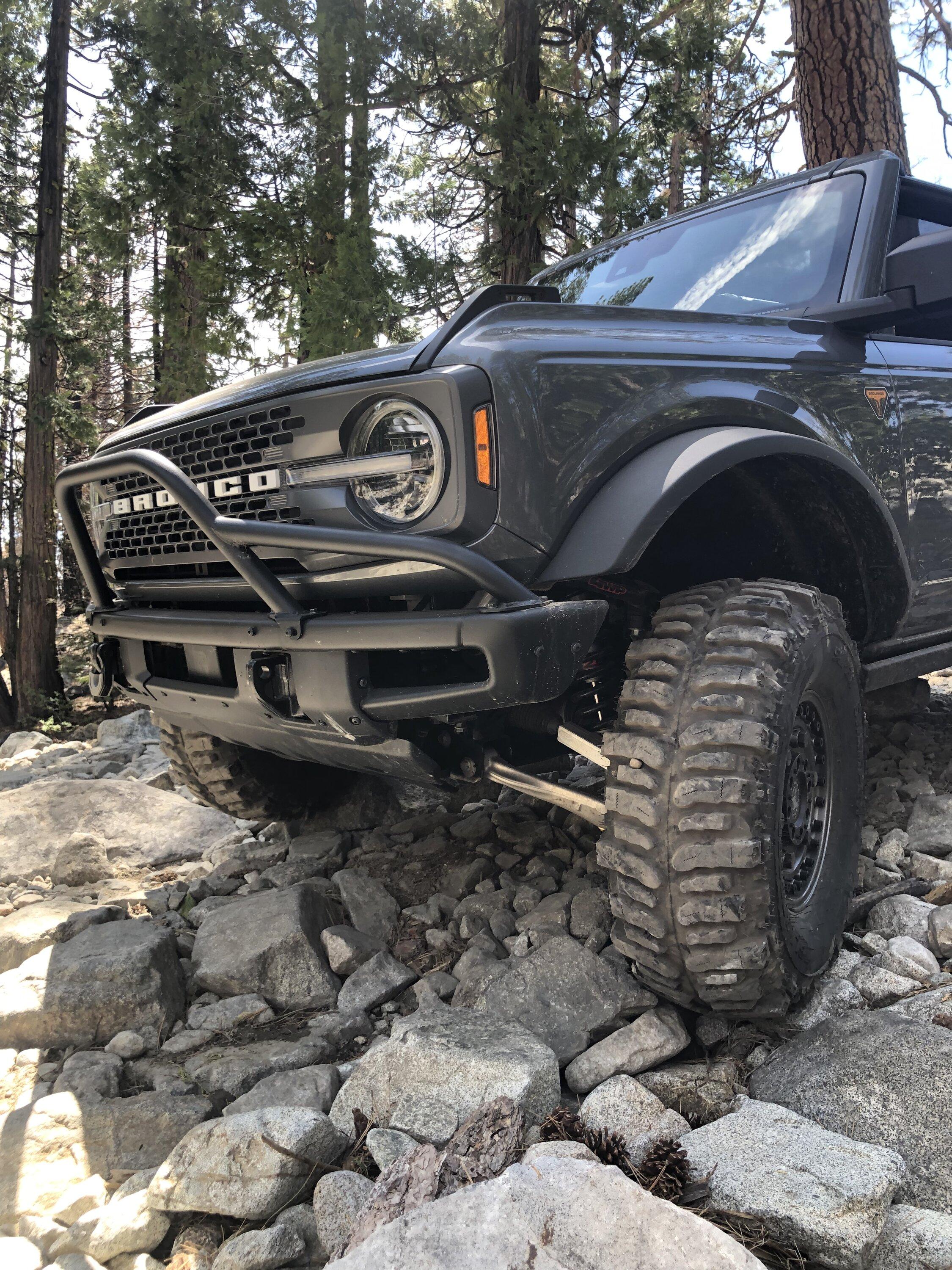 Ford Bronco I made a Badlands tractor w/ Accelera Badak X-Treme, tallest 35" tires made 90EF76AC-0F32-4C34-BB30-6AA4581B9447