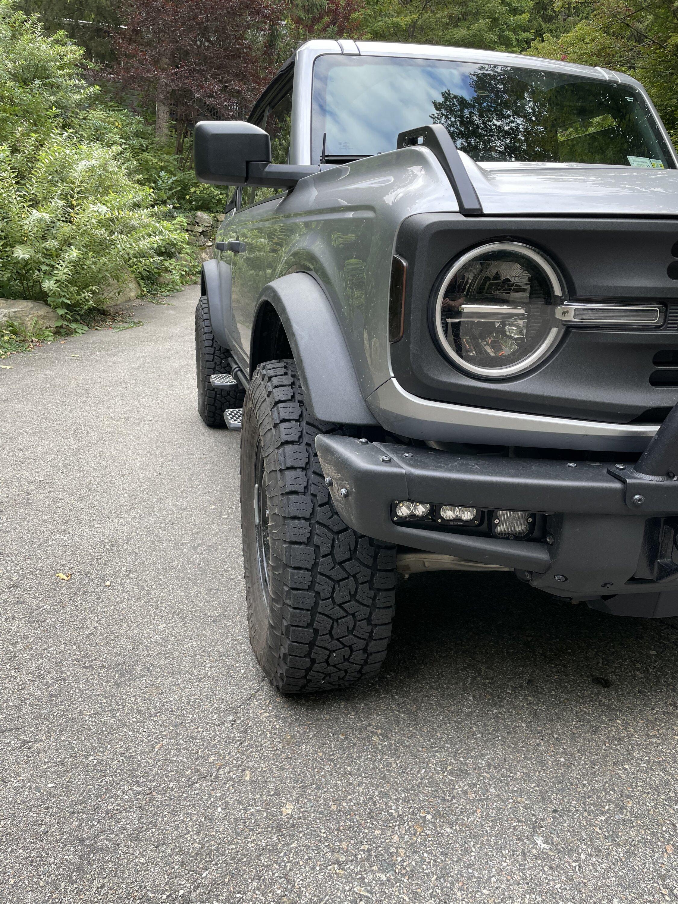 Ford Bronco Anyone running 1 inch wheel spacers? C748443F-2517-4B3A-8998-F543384D1E7F