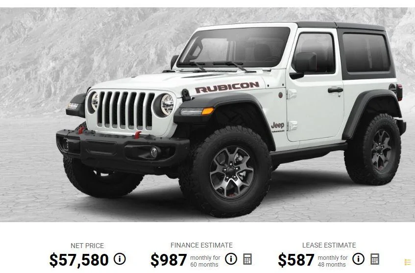 Ford Bronco Jeep is trying Jeep Price Comparison 9-28-2022