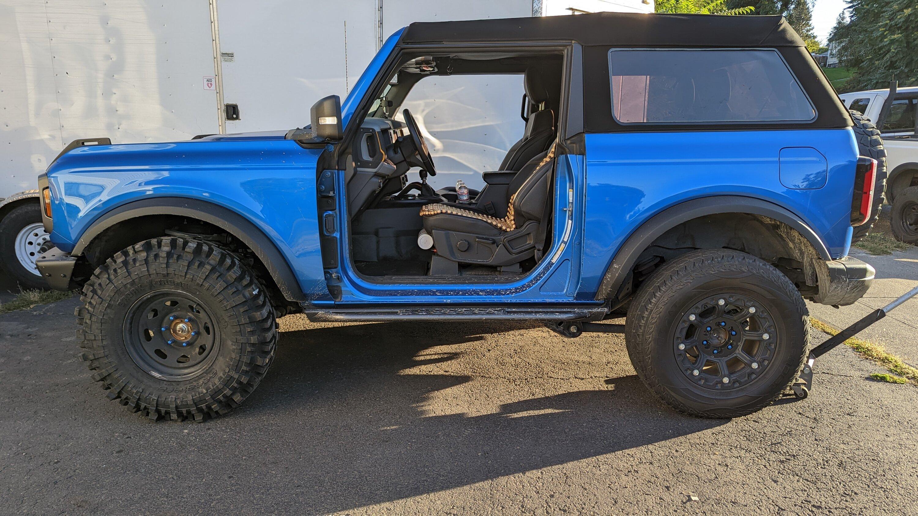 Ford Bronco I made a Badlands tractor w/ Accelera Badak X-Treme, tallest 35" tires made pxl_20220928_002201290-