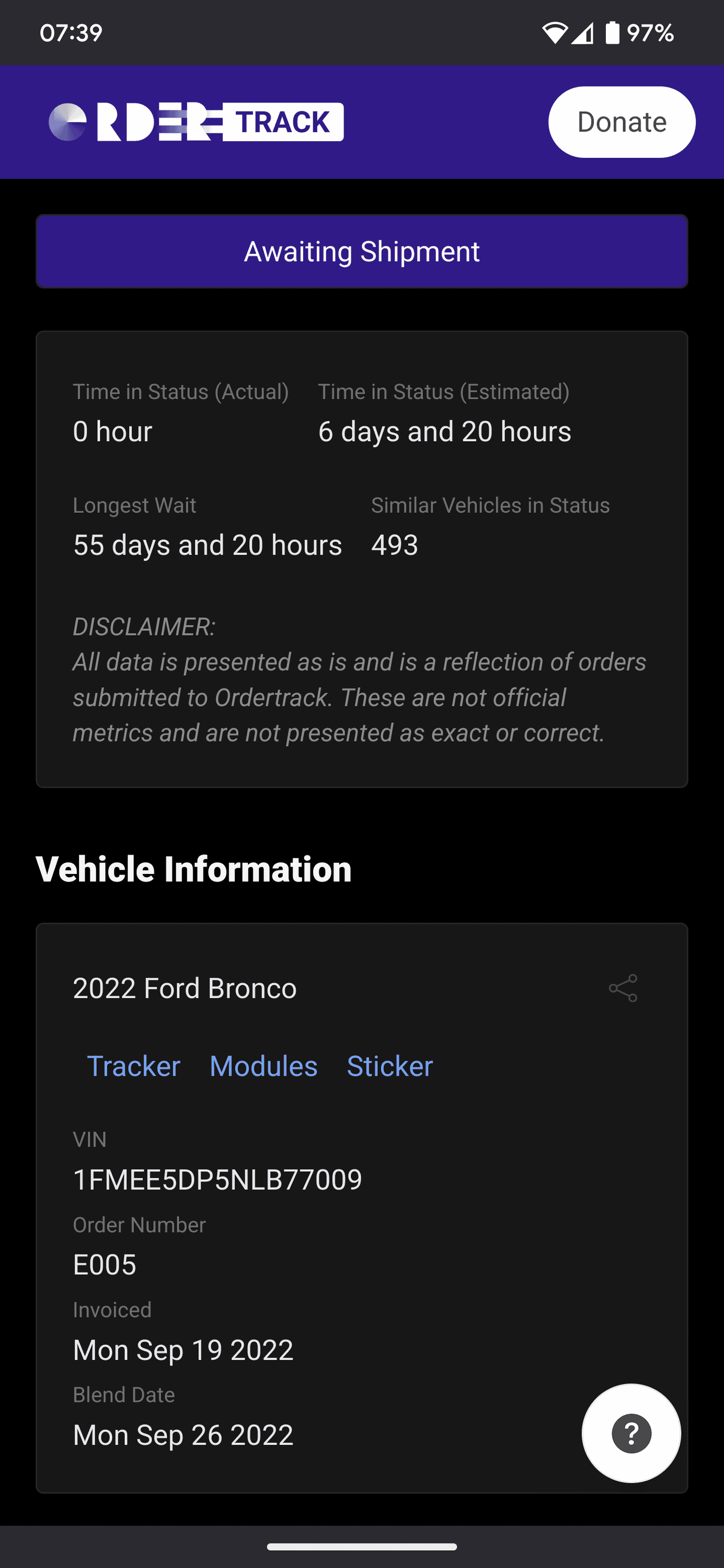 Ford Bronco 9/26/2022 Build Week Thread with Spreadsheet Screenshot_20220929-073920