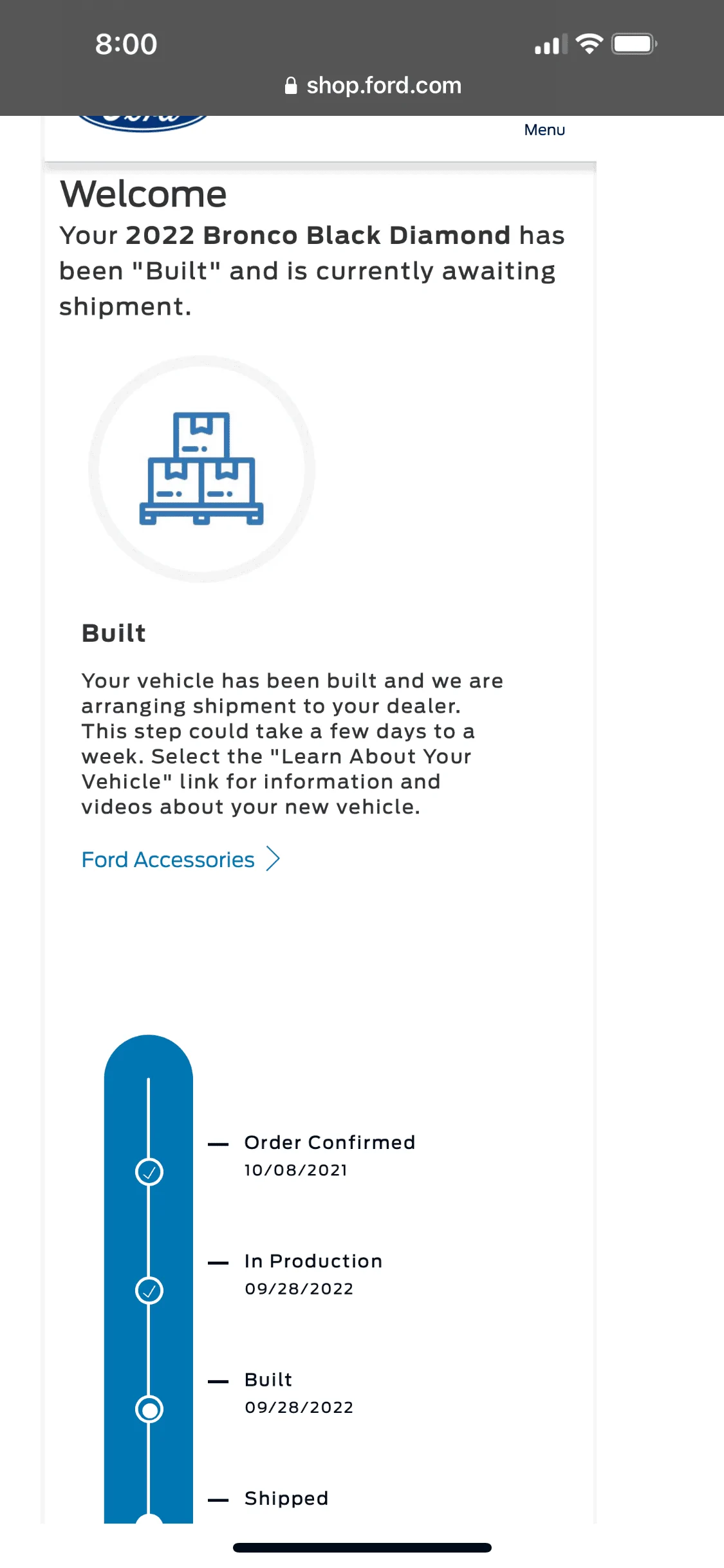 Ford Bronco 9/26/2022 Build Week Thread with Spreadsheet 055418D7-912E-4B0C-A295-96B231337438