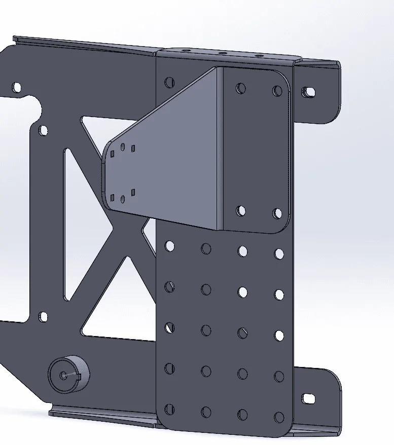 Ford Bronco BAMF Tailgate reinforcement rotopax plat