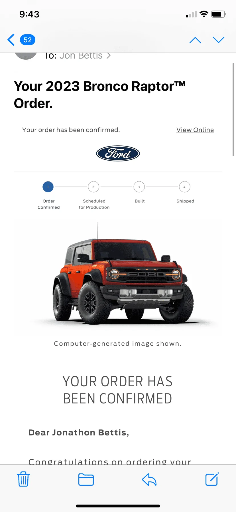 Ford Bronco Raptor pricing increase CAD79E8B-7DF5-42F3-9AAC-849CA4AE0B74