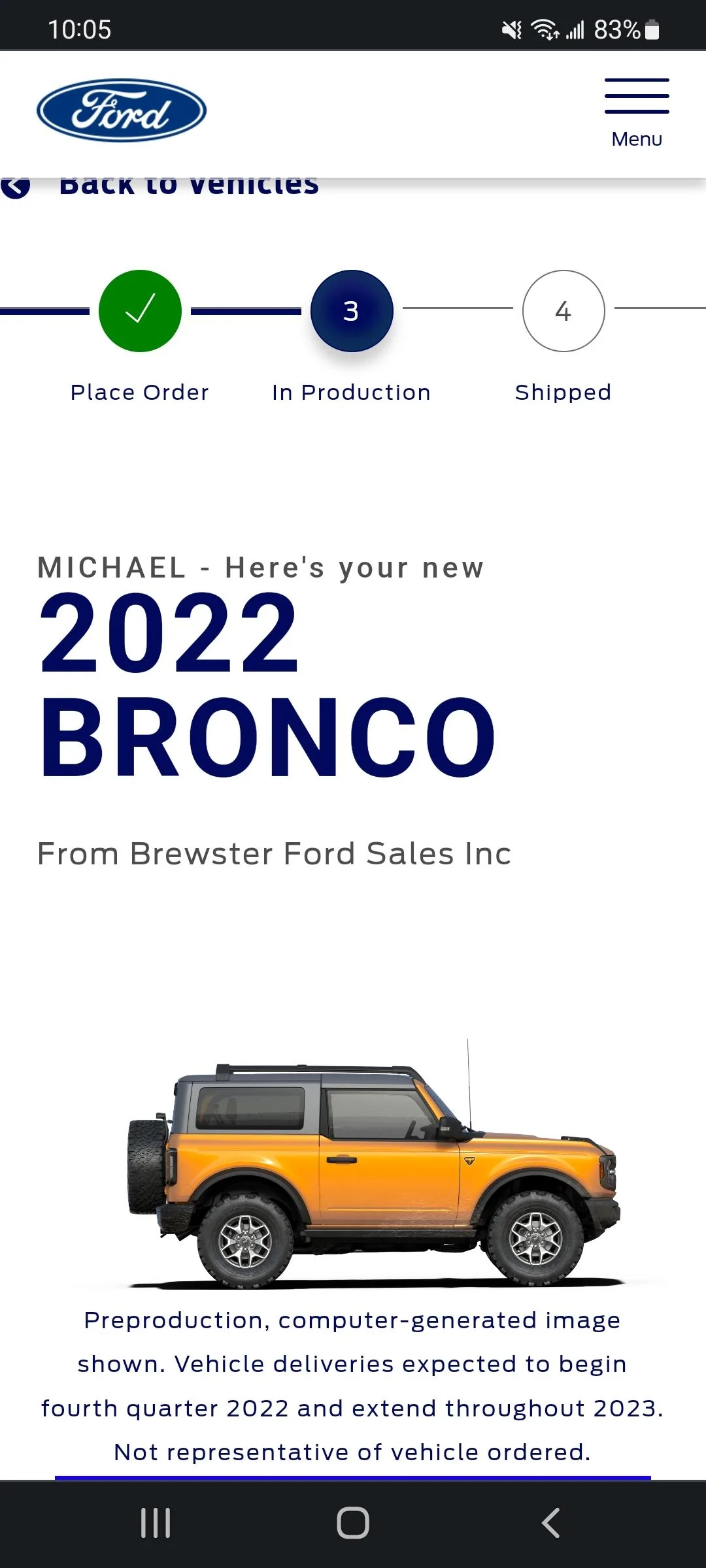Ford Bronco 10/31/2022 build week group Screenshot_20221002-100529_Chrom