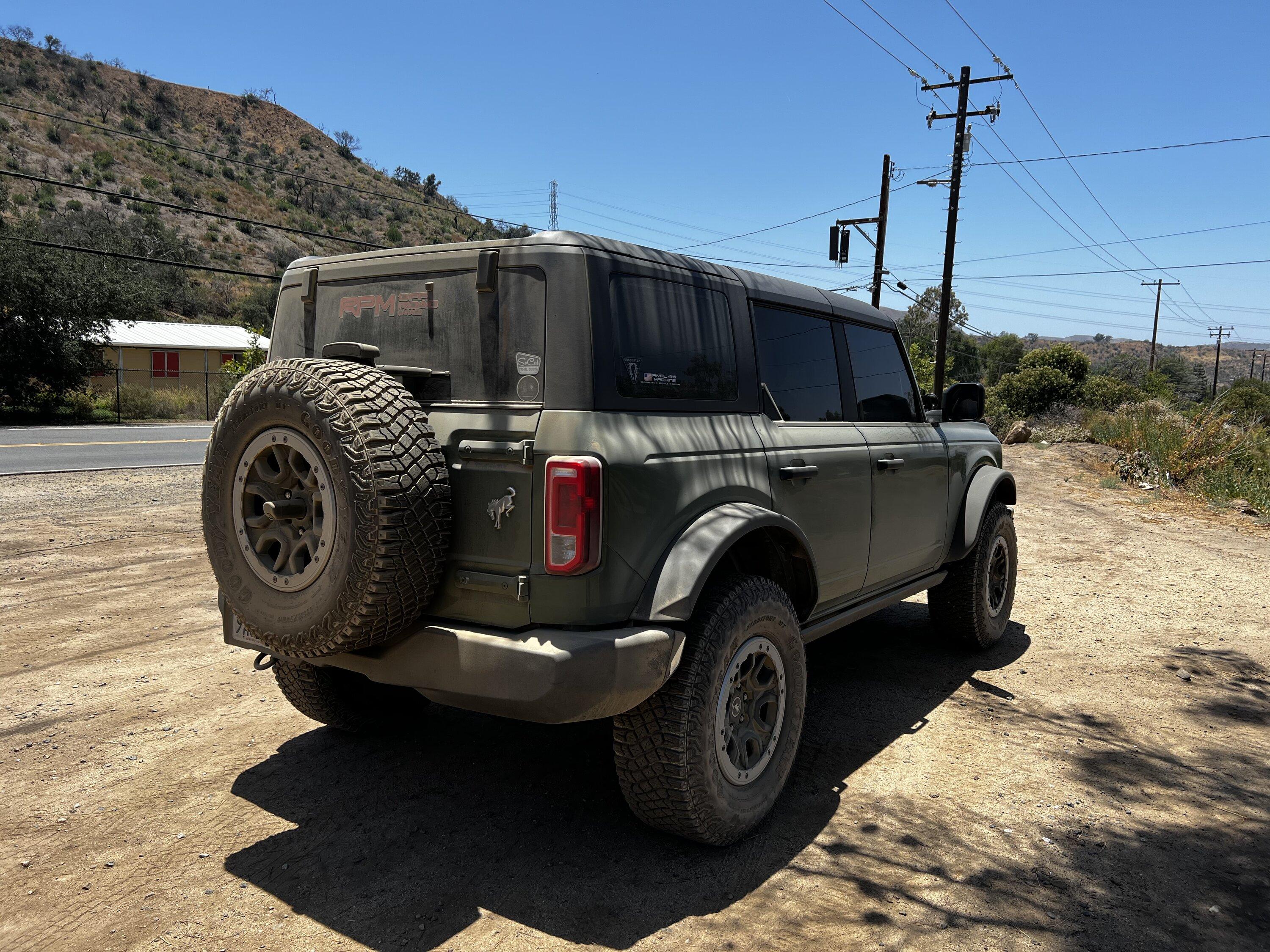 Ford Bronco “Lucky Green” 2022 Eruption Green 4dr Base Sasquatch build 2CC531CC-FACD-43C6-BB06-489292E72383