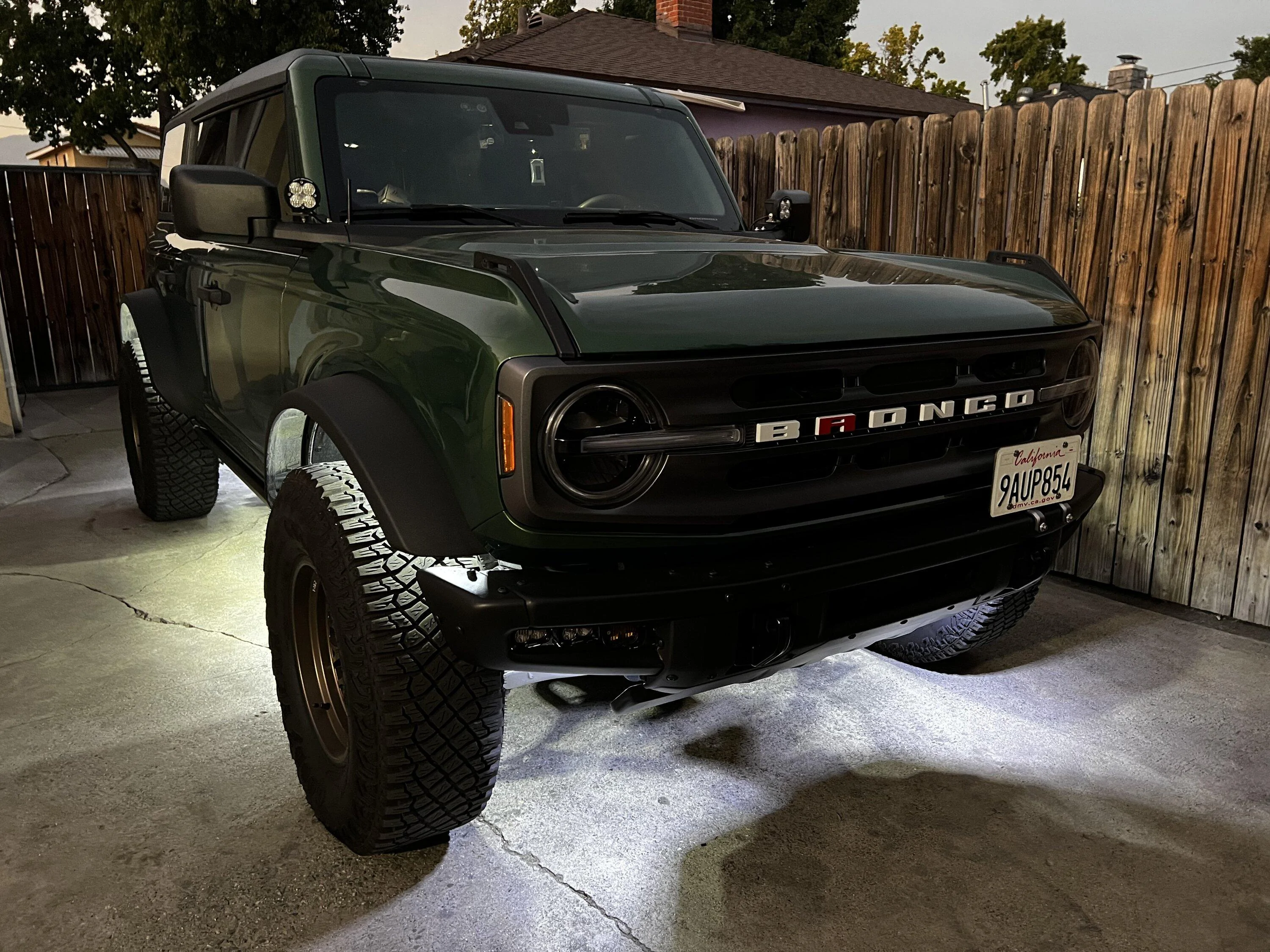 Ford Bronco “Lucky Green” 2022 Eruption Green 4dr Base Sasquatch build 7B3DD899-FD39-4BB6-83C0-64151DF4A85D