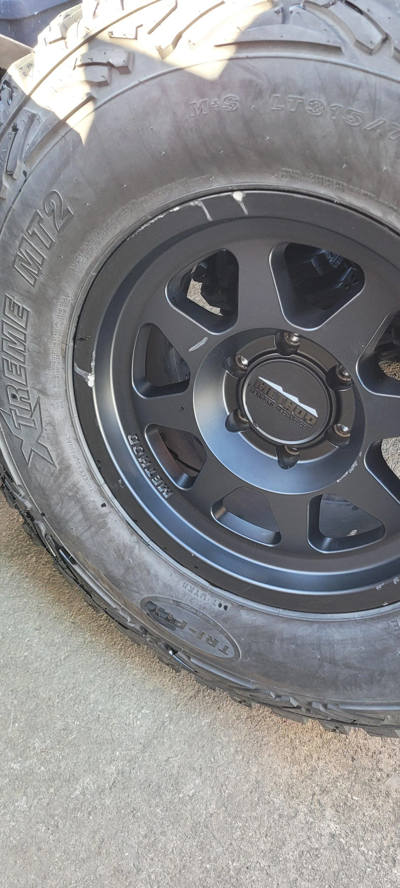 Ford Bronco Method 701s with 315 Pro Comp MT2 20221002_145616