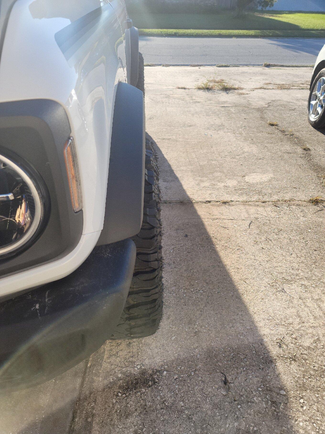 Ford Bronco Help  with badlands new wheel offset. 20221002_174543