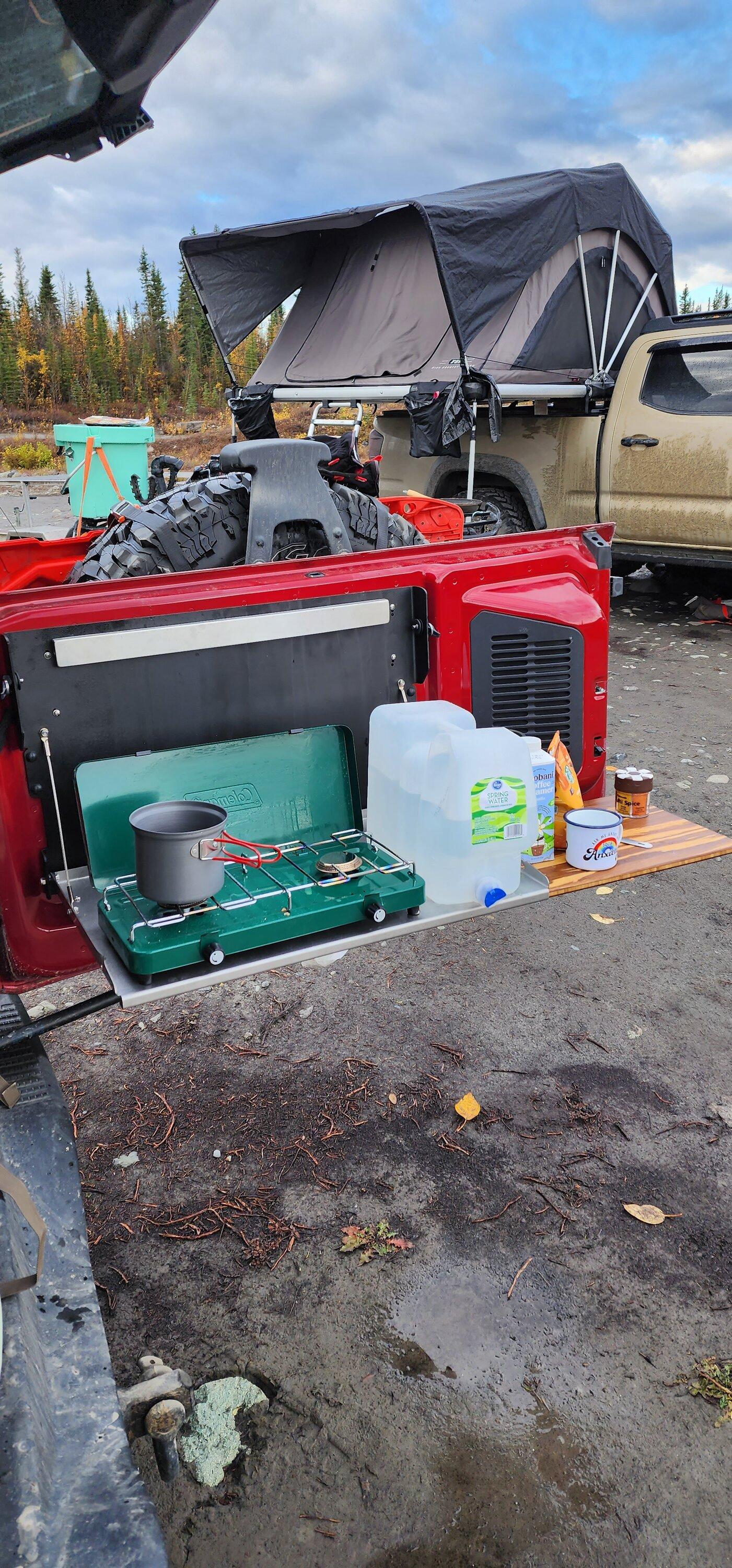 Ford Bronco Tailgate table for Bronco Raptor? 20220925_093152