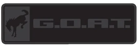 Ford Bronco Anybody buy the new black on black GOAT badge? Black-On-Black-Ford-Bronco-G.O.A.T.-Badge-Accessory