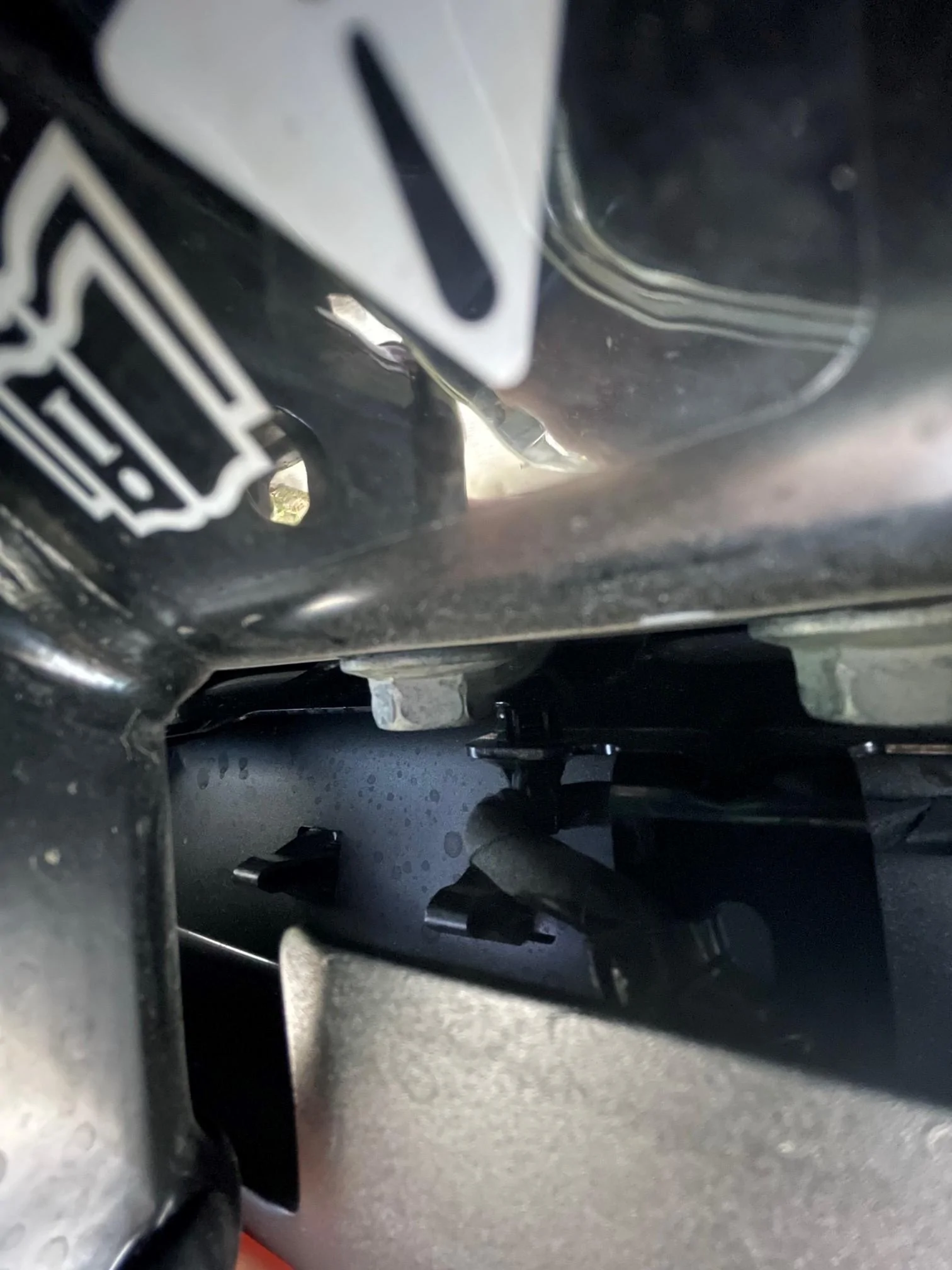 Ford Bronco Installing Rear Fog/Chase Light Using Factory Switch & Harness above hitch from below 2