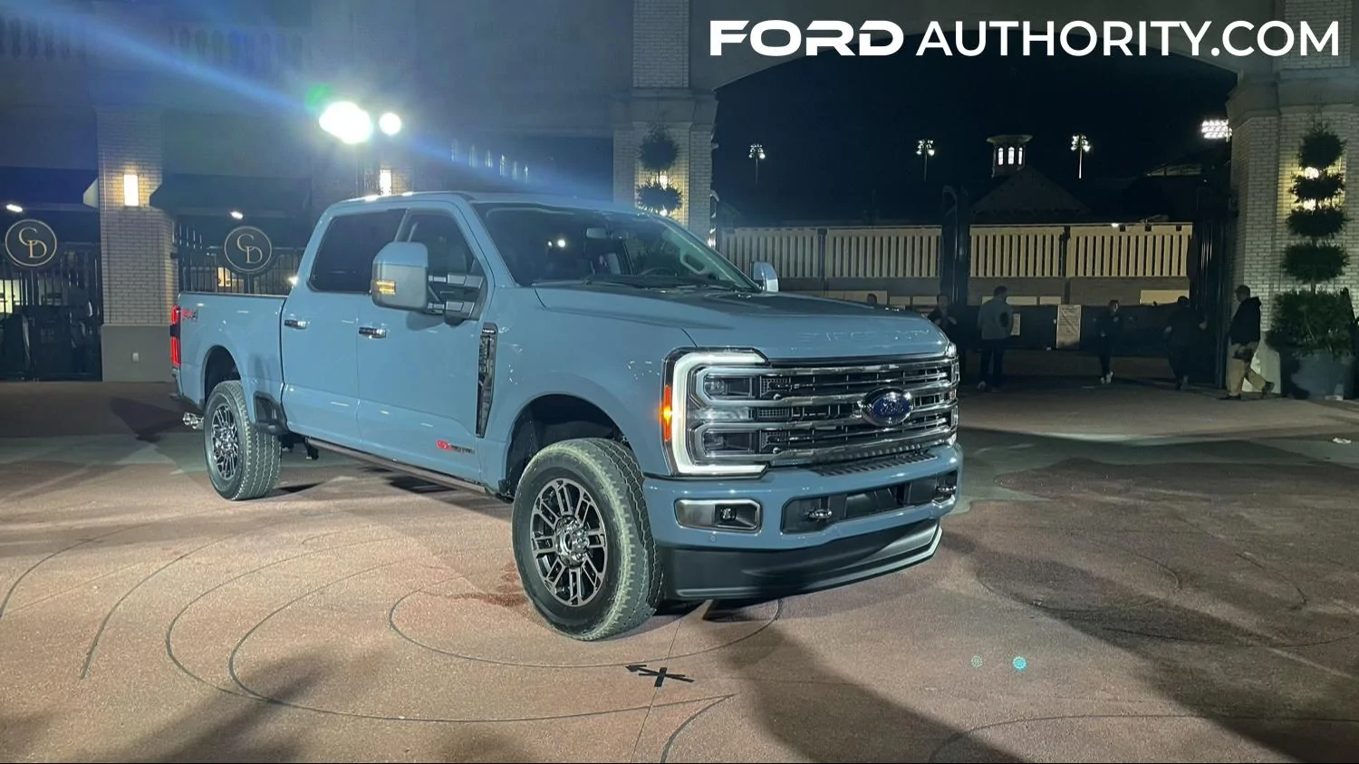 Ford Bronco AZURE GRAY METALLIC Bronco Club 2023-Ford-F-350-Super-Duty-Limited-Azure-Gray-G4-Reveal-Live-Photos-Kentucky-September-2022-E