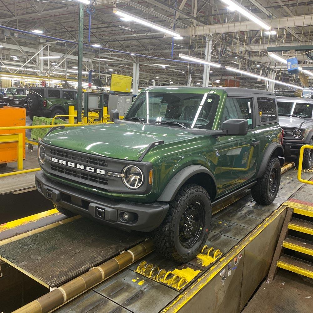 Ford Bronco 8/8/22 Build Week Group. My Bronco