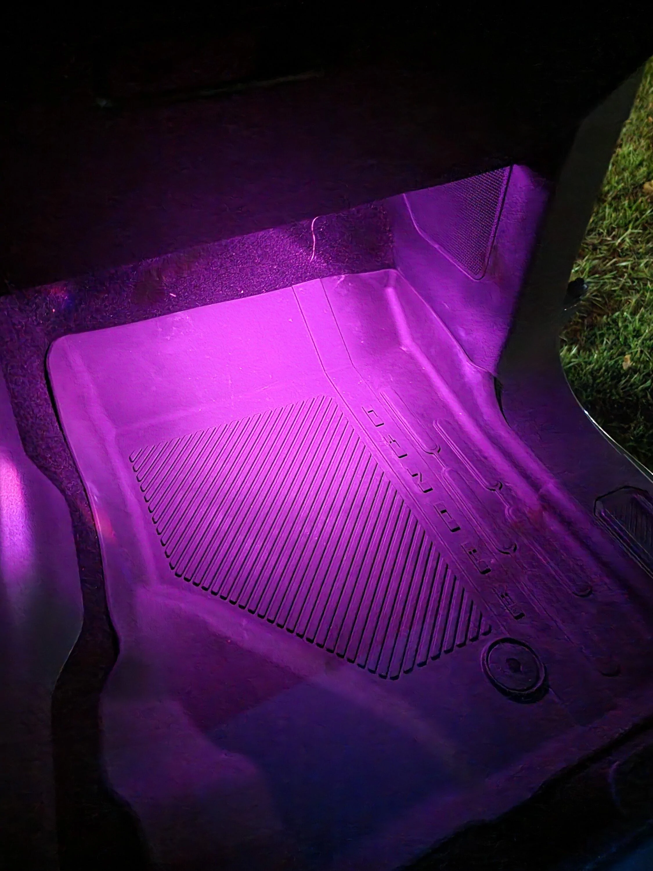 Ford Bronco Color changing ambient lighting using Ford OEM parts 20220917_210259