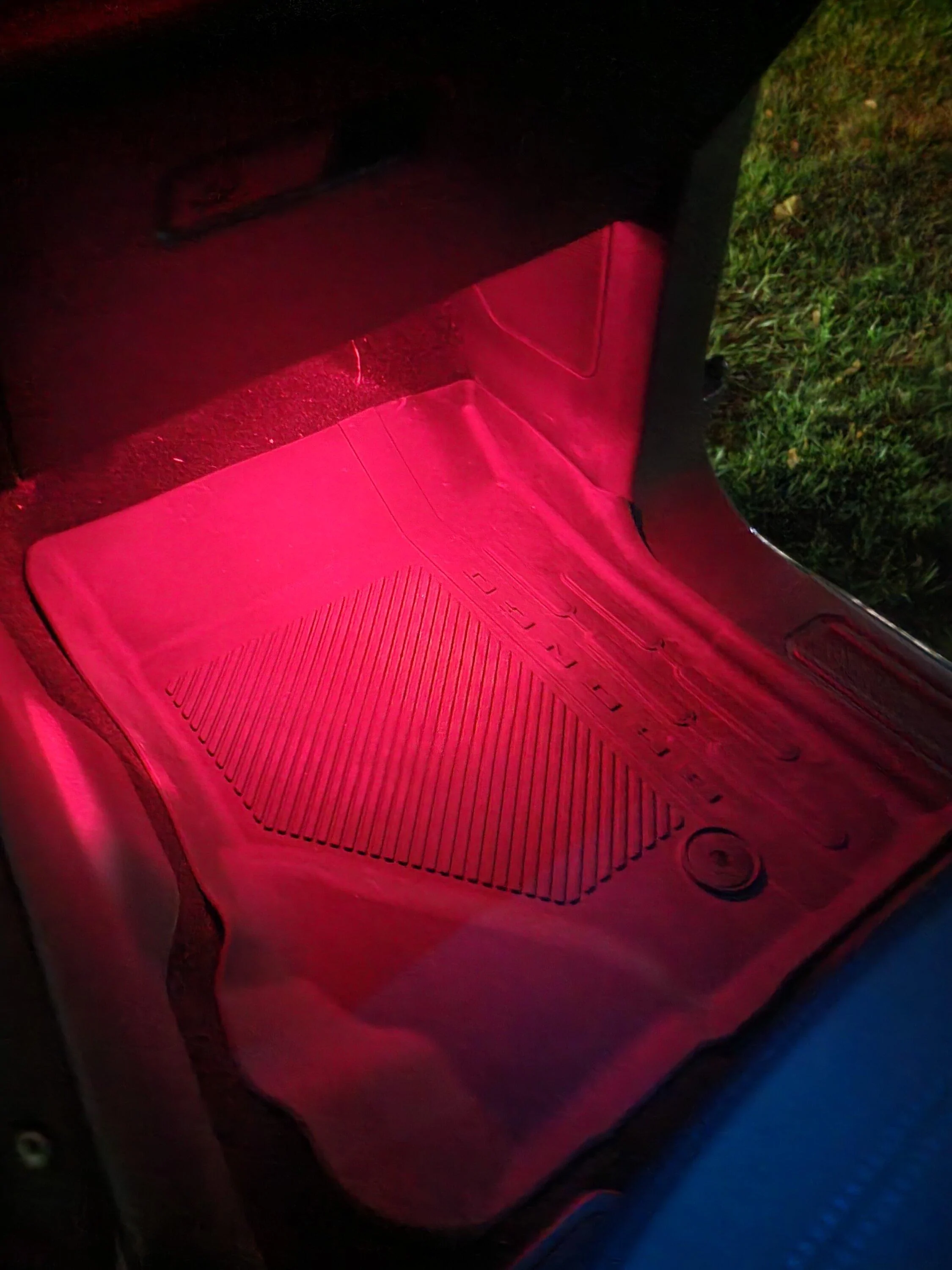 Ford Bronco Color changing ambient lighting using Ford OEM parts 20220917_210312