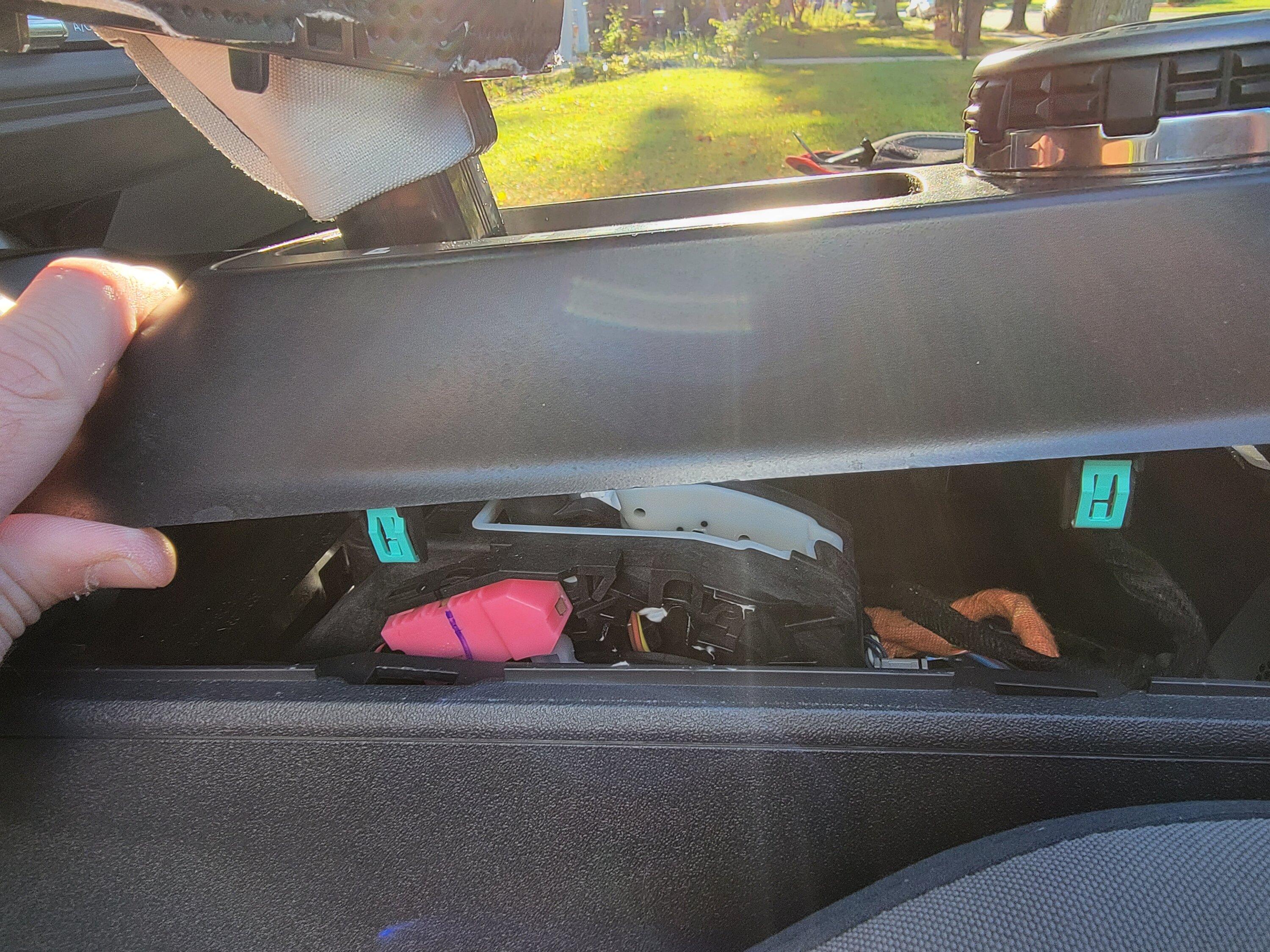 Ford Bronco Color changing ambient lighting using Ford OEM parts 20220922_173810