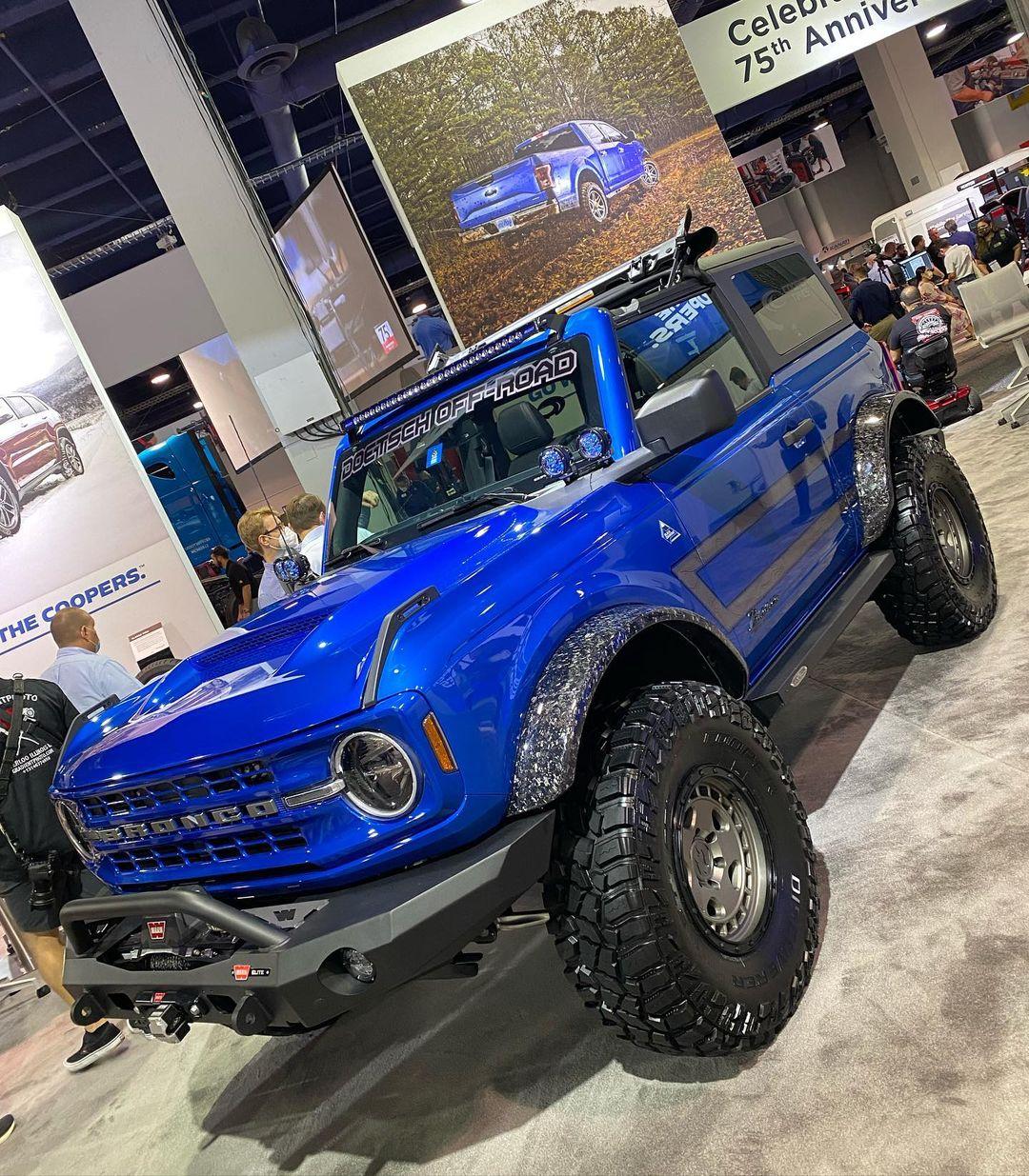 Ford Bronco Opinions/input Lift/Leveling kit Cooper tire bronco Velocity blue