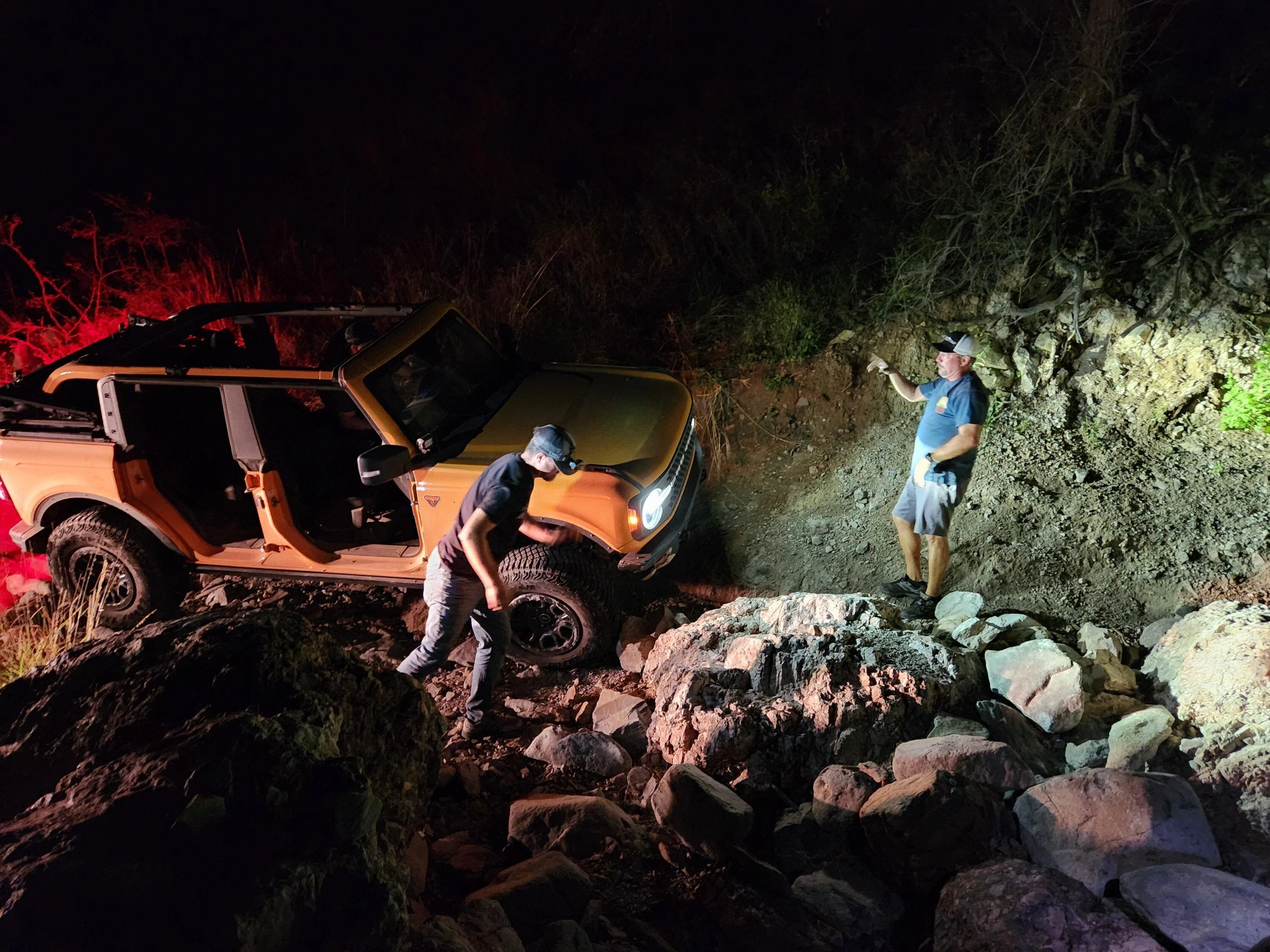 Ford Bronco Unexpected 29 Hour Offroad Adventure With Our Bronco Badlands Sasquatch and Jeep JLUR-XR @ Charouleau Gap 20221001_195040-jpg