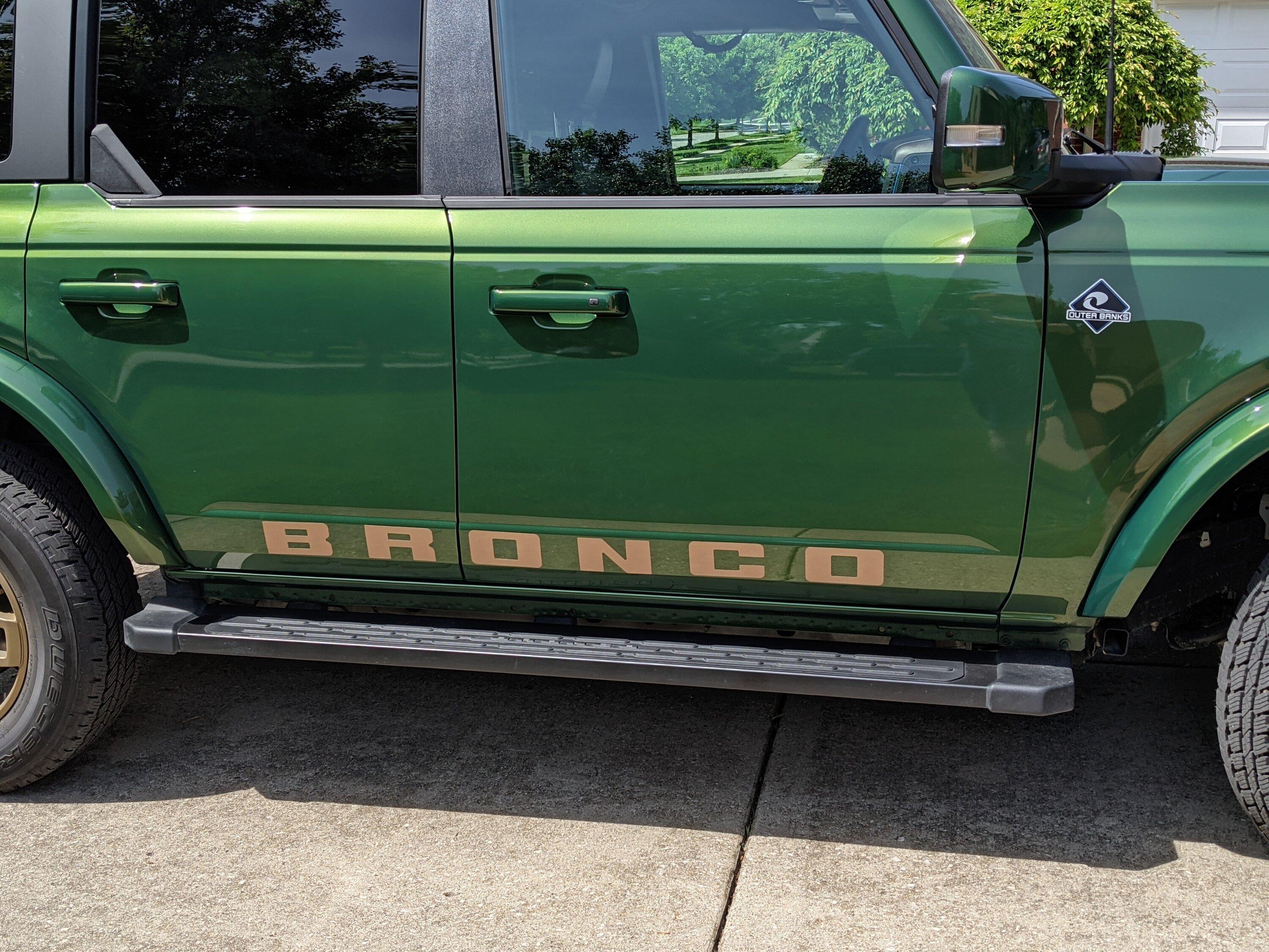 Ford Bronco Factory Steps for Sale PXL_20220529_193147096