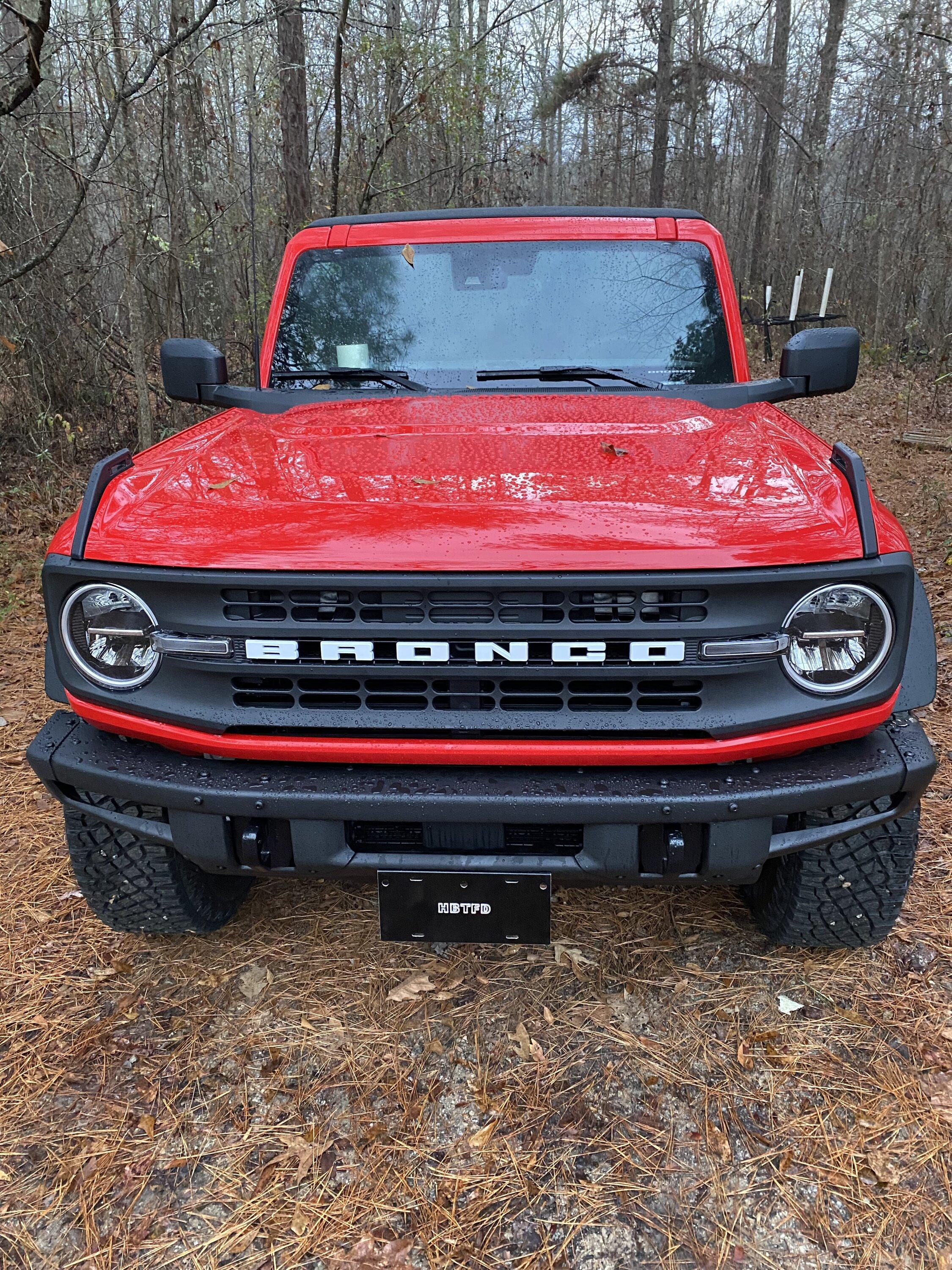 Ford Bronco Modular Bumper License Plate Mount 65965DDA-4185-4F86-B583-6E0B0C347A53