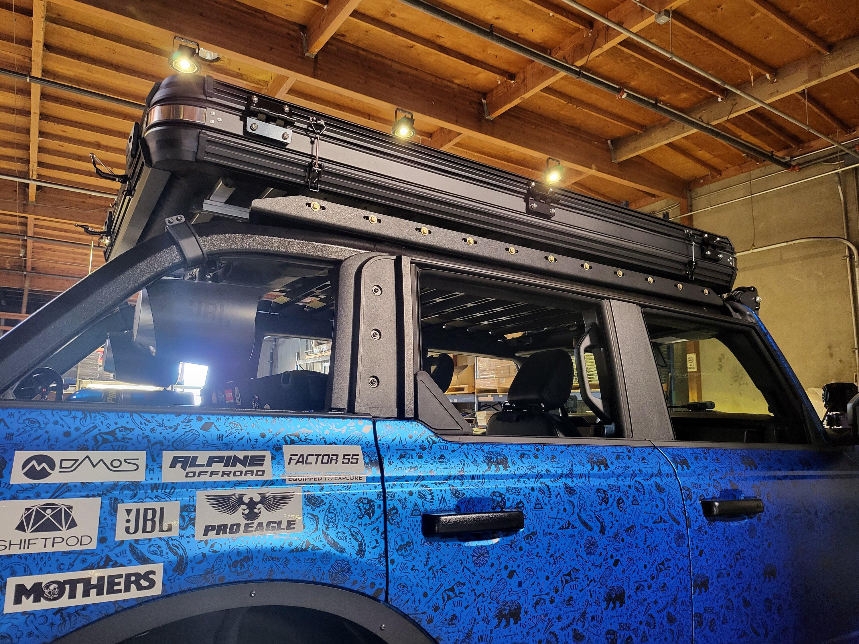 Ford Bronco BAMF Soft-Topless roof rack 20221005_170931
