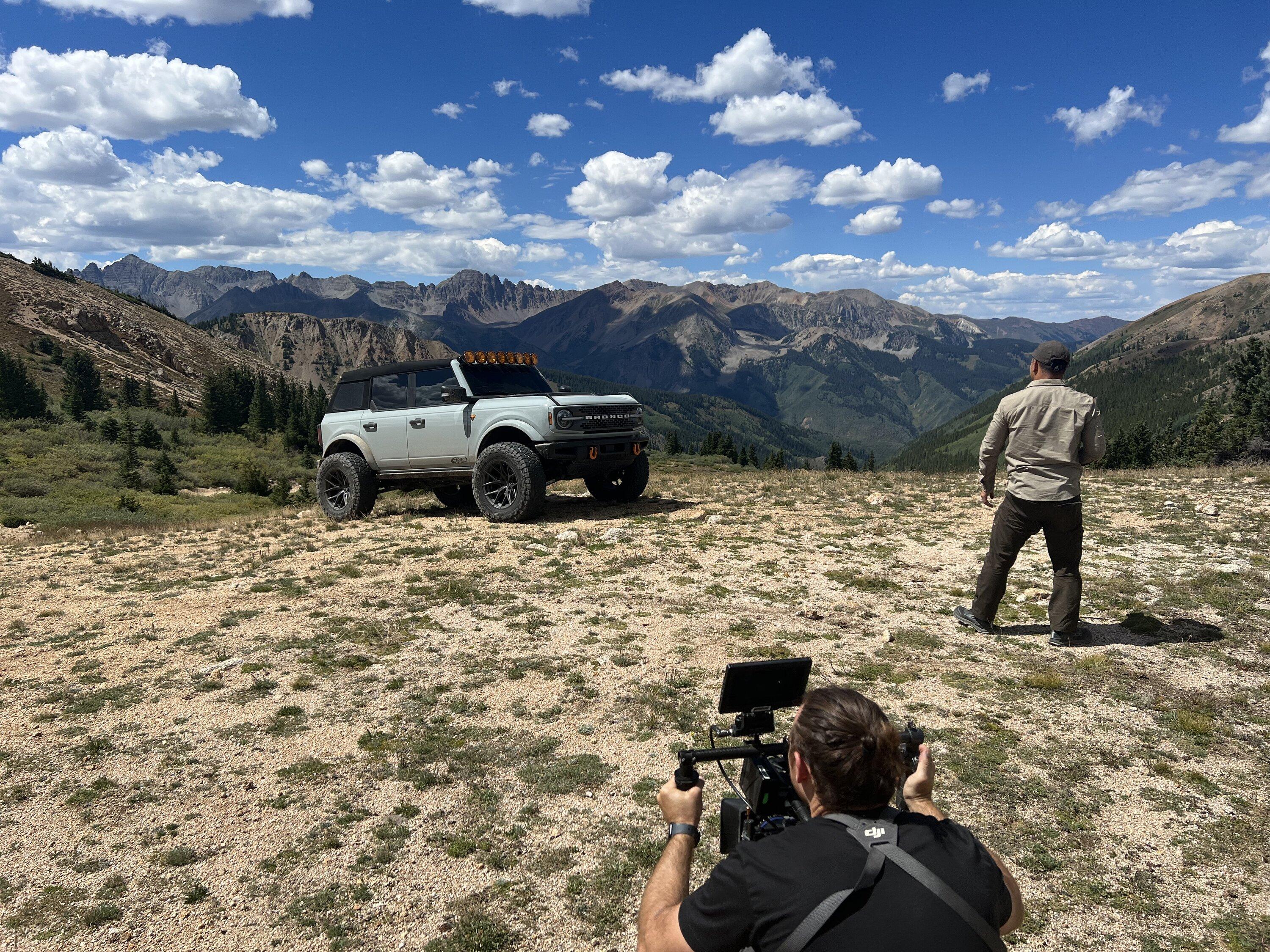 Ford Bronco My Adventure with TOYO Tires to Aspen CO on Commercial Shoot tempImagem0hwES