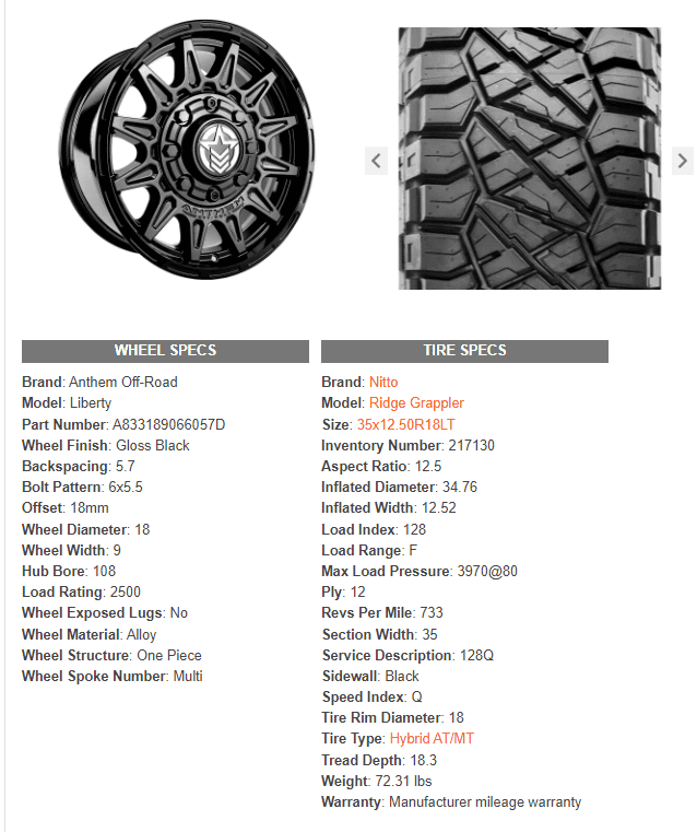 Ford Bronco Help  with badlands new wheel offset. 1665084192080