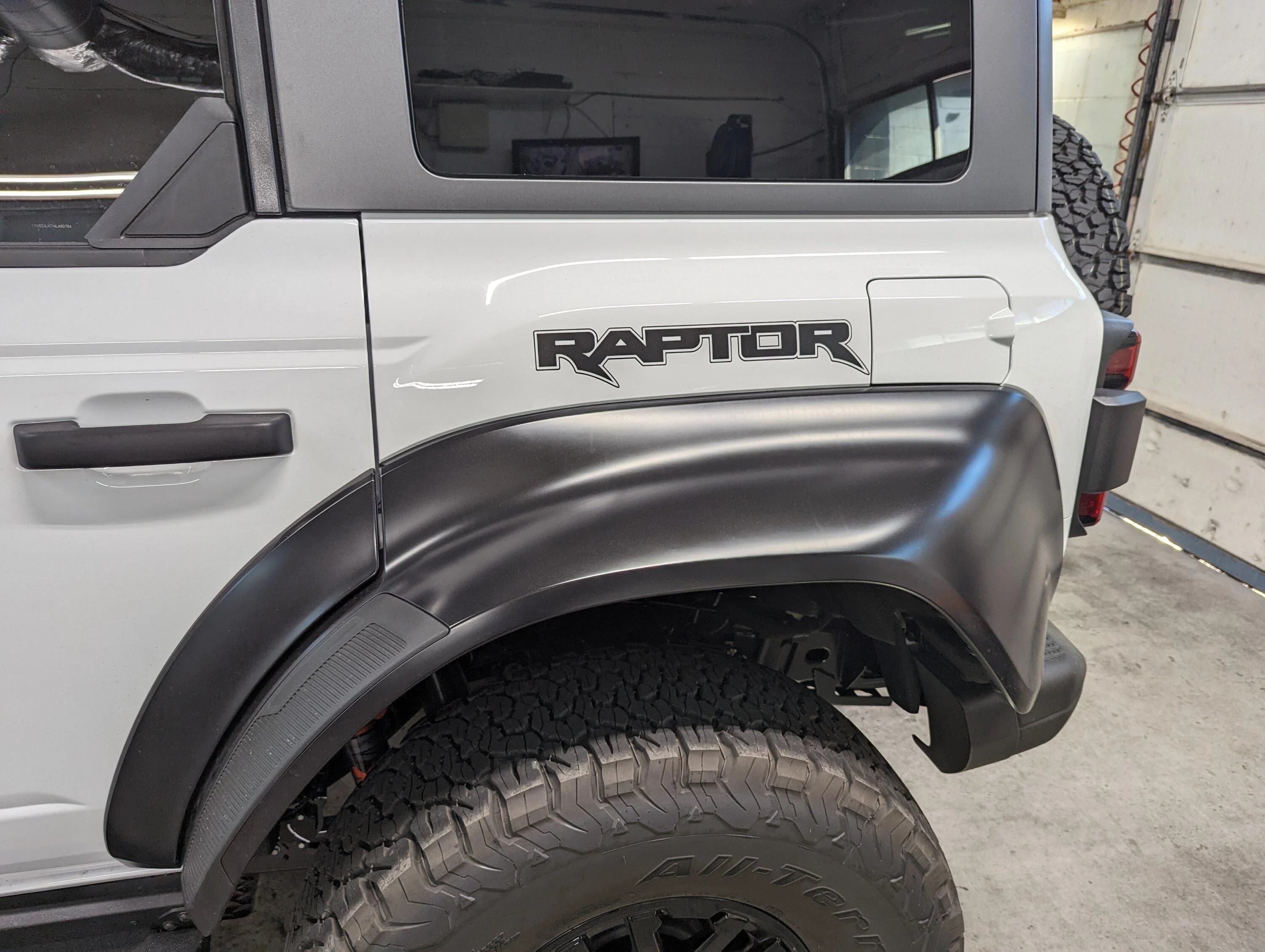 Ford Bronco Custom made my own Raptor factory graphic decal that was discontinued before production PXL_20221006_193706661