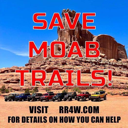 Ford Bronco Save Moab Trails moab