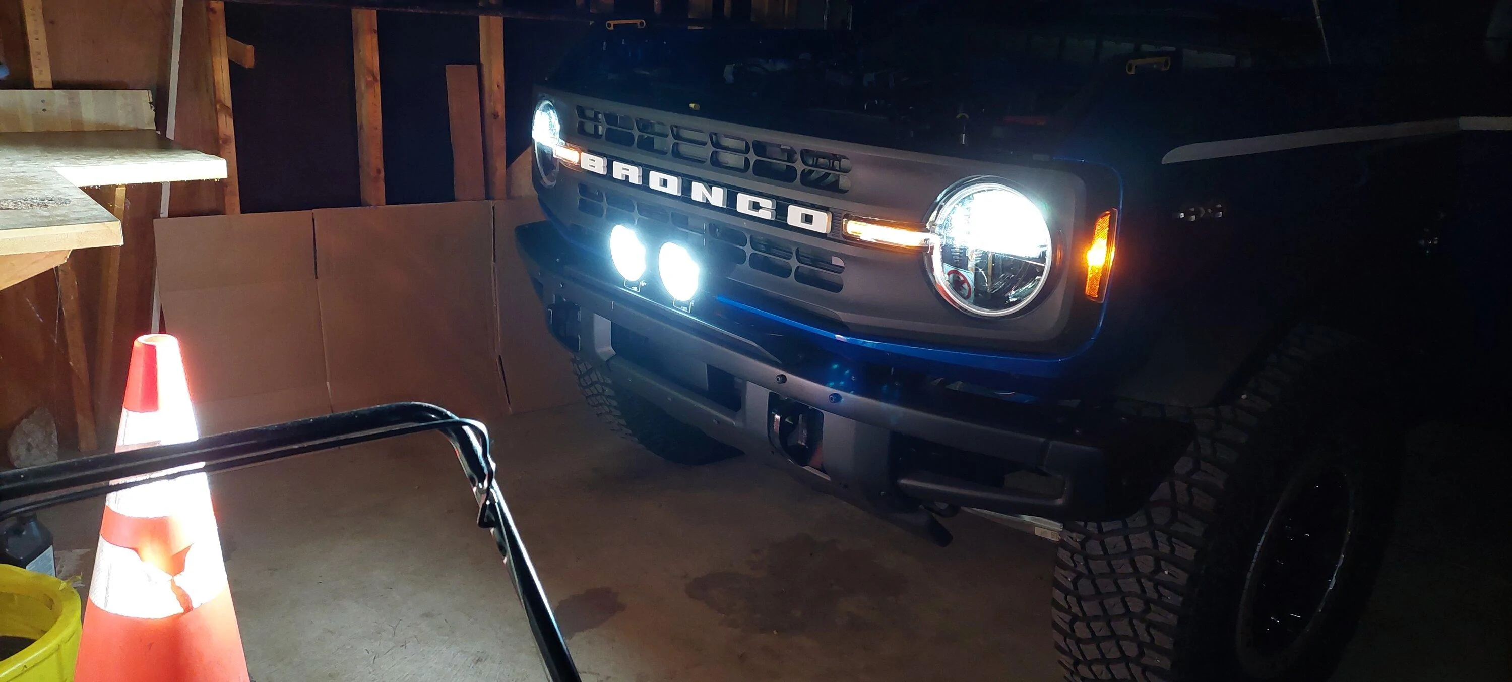 Ford Bronco TCB MODULAR BUMPER LIGHT BAR BRACKET review/pics 20221006_200647
