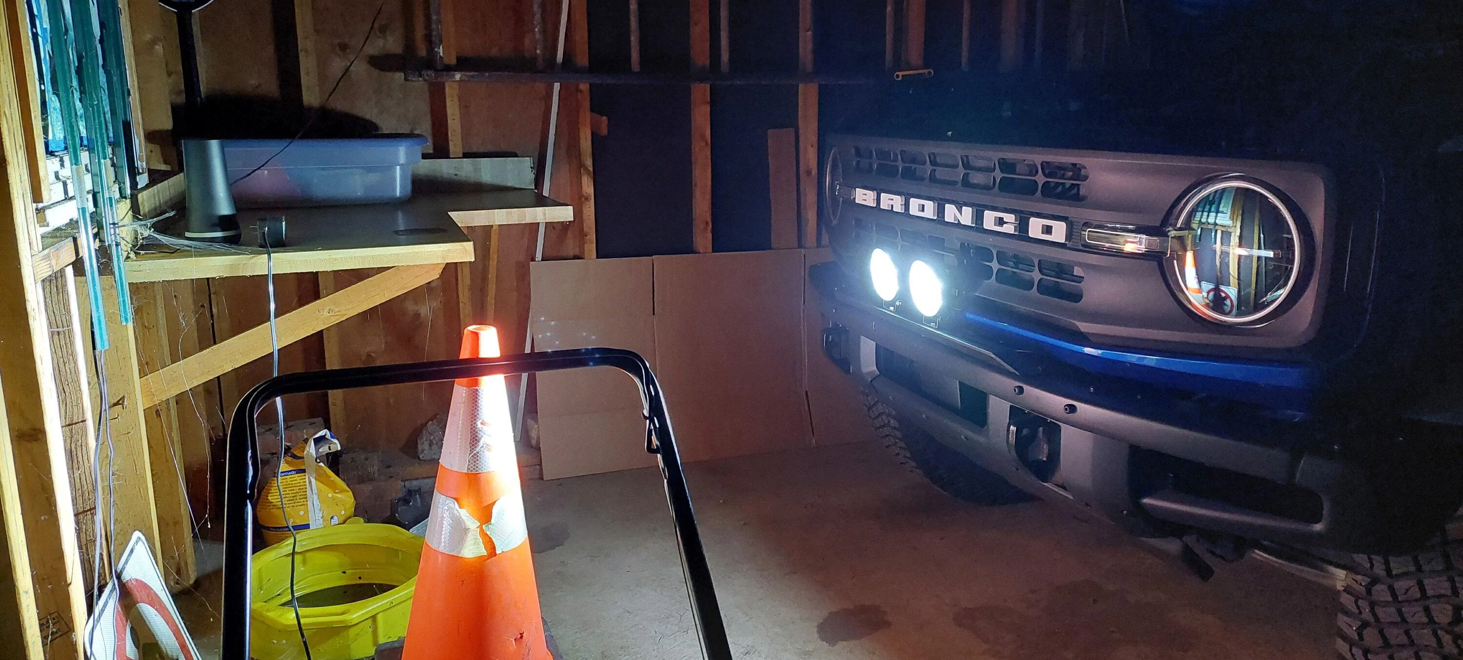 Ford Bronco TCB MODULAR BUMPER LIGHT BAR BRACKET review/pics 20221006_200709