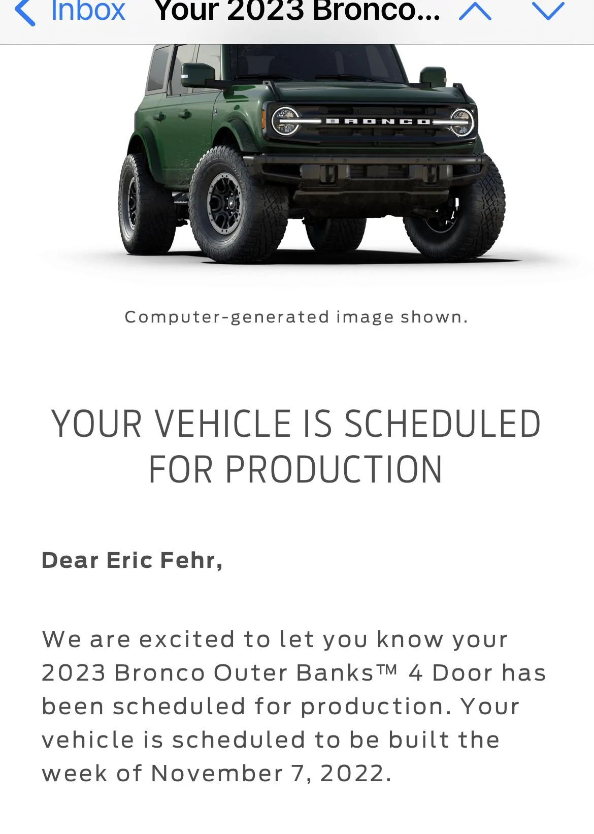 Ford Bronco 11/7/22 Build Week w/ Spreadsheet 923C0078-578E-46E2-878E-B368ACD10734