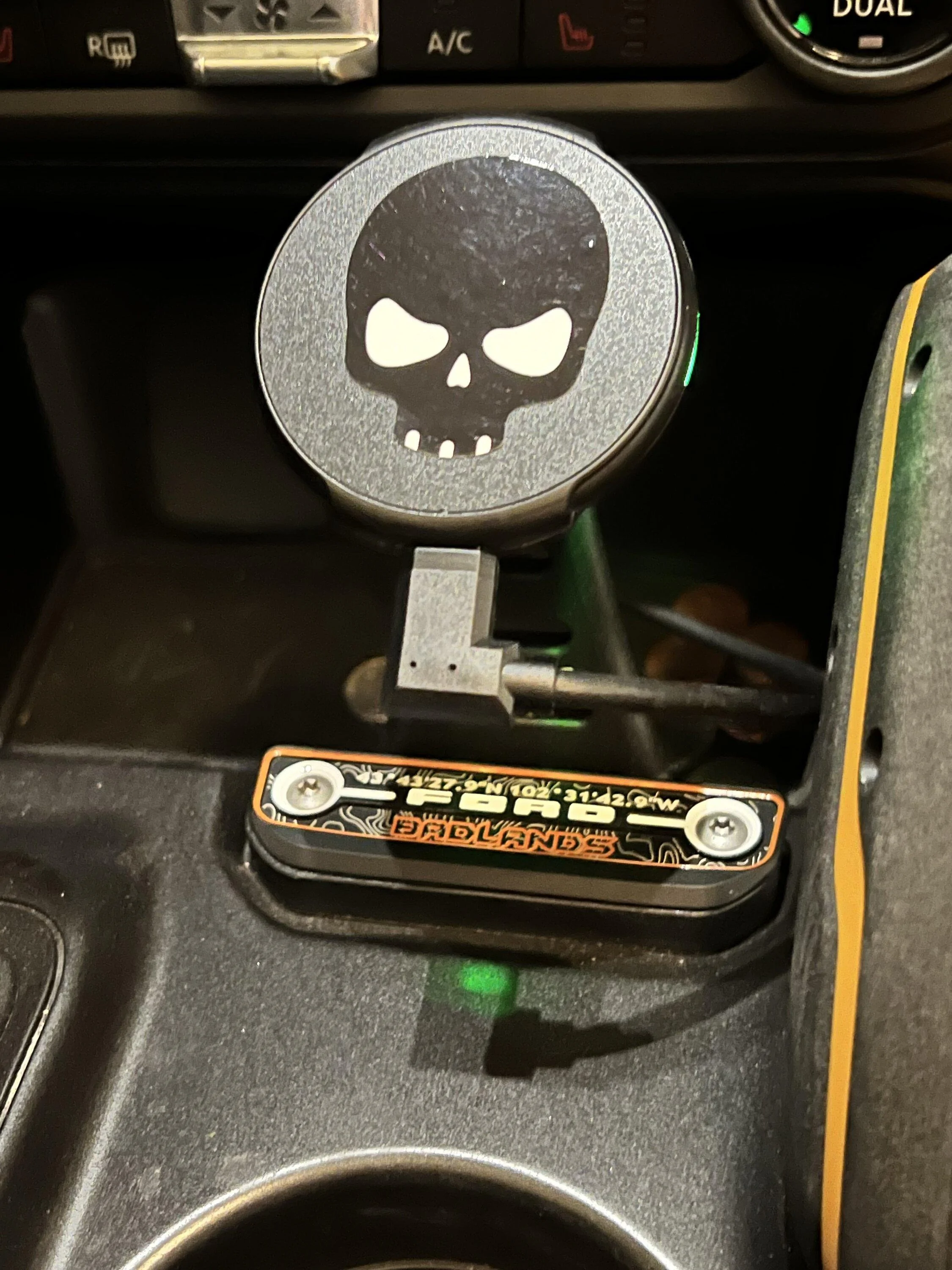 Ford Bronco AR | BADLANDS Center Console VIN Plate IMG_3190