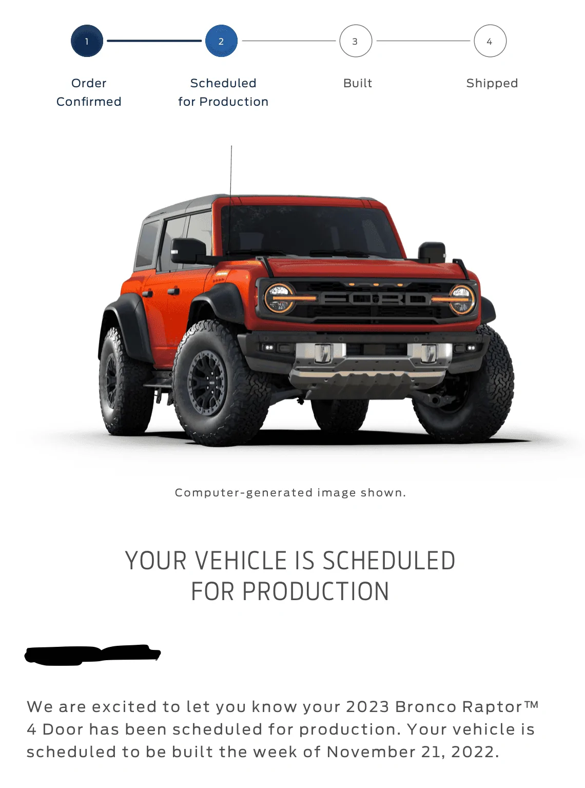 Ford Bronco ⏳ Bronco Raptor now being scheduled for production & VIN assigned Screen Shot 2022-10-07 at 4.07.50 PM